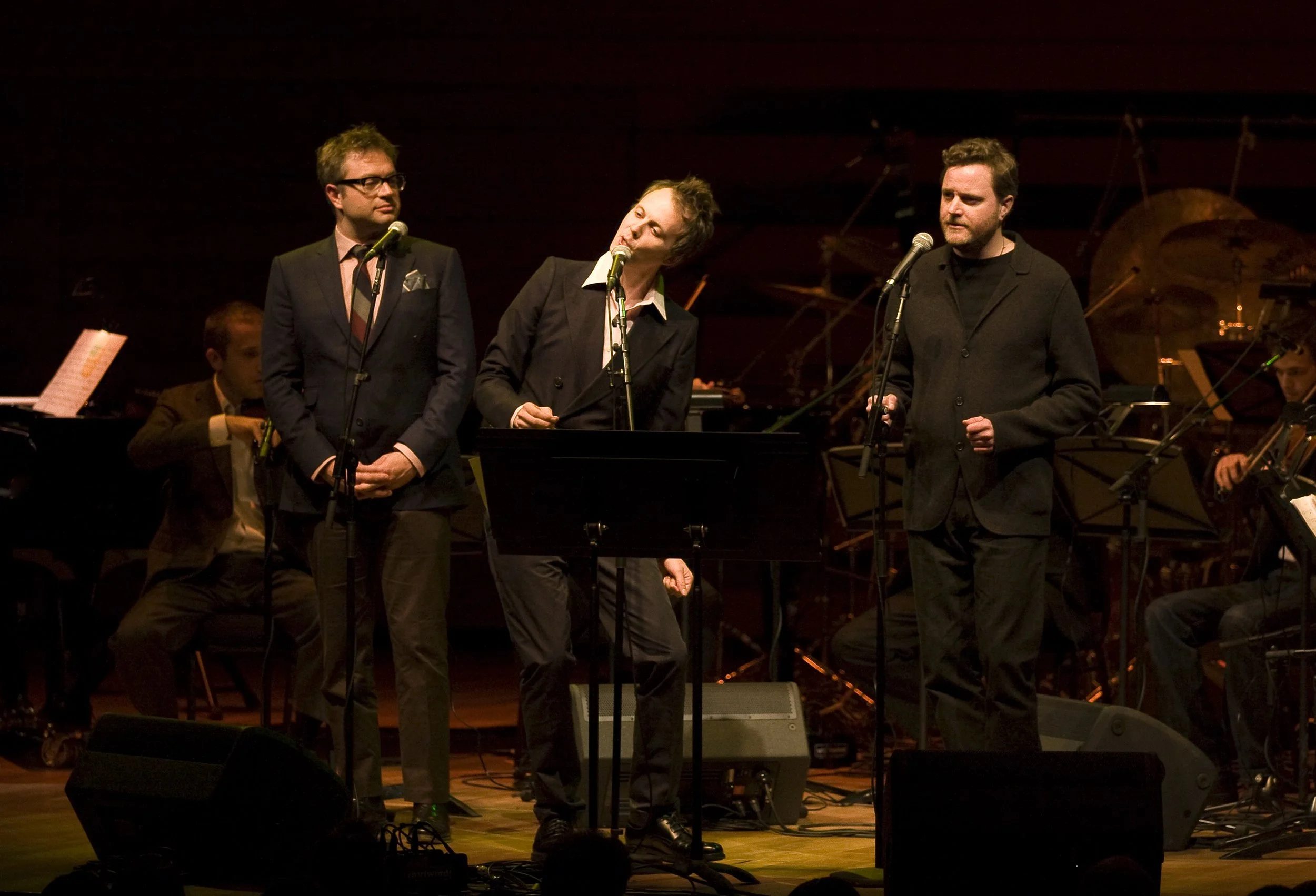 From left to right: Steven Page, John Southworth, Kevin Hearn Photo by John Lauener 