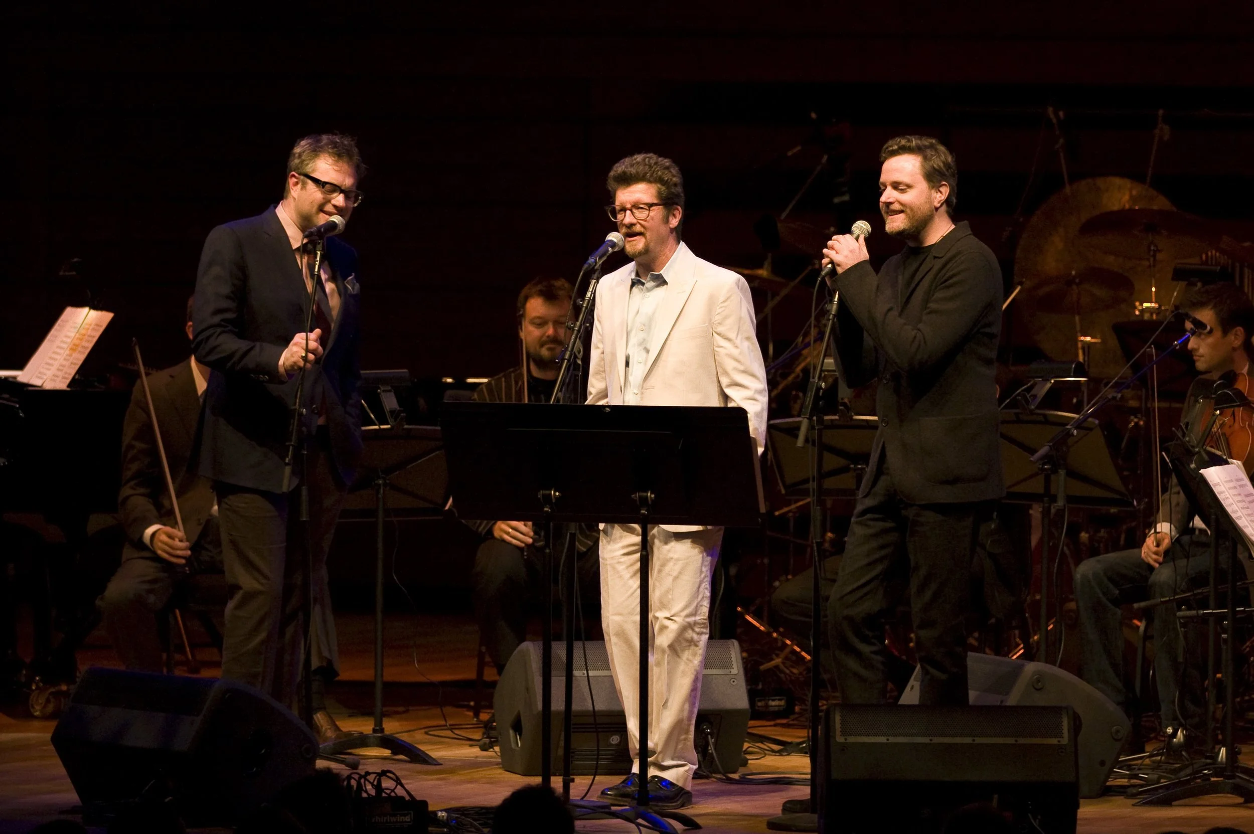  From left to right: Steven Page, Andy Maize, Kevin Hearn Photo by John Lauener 