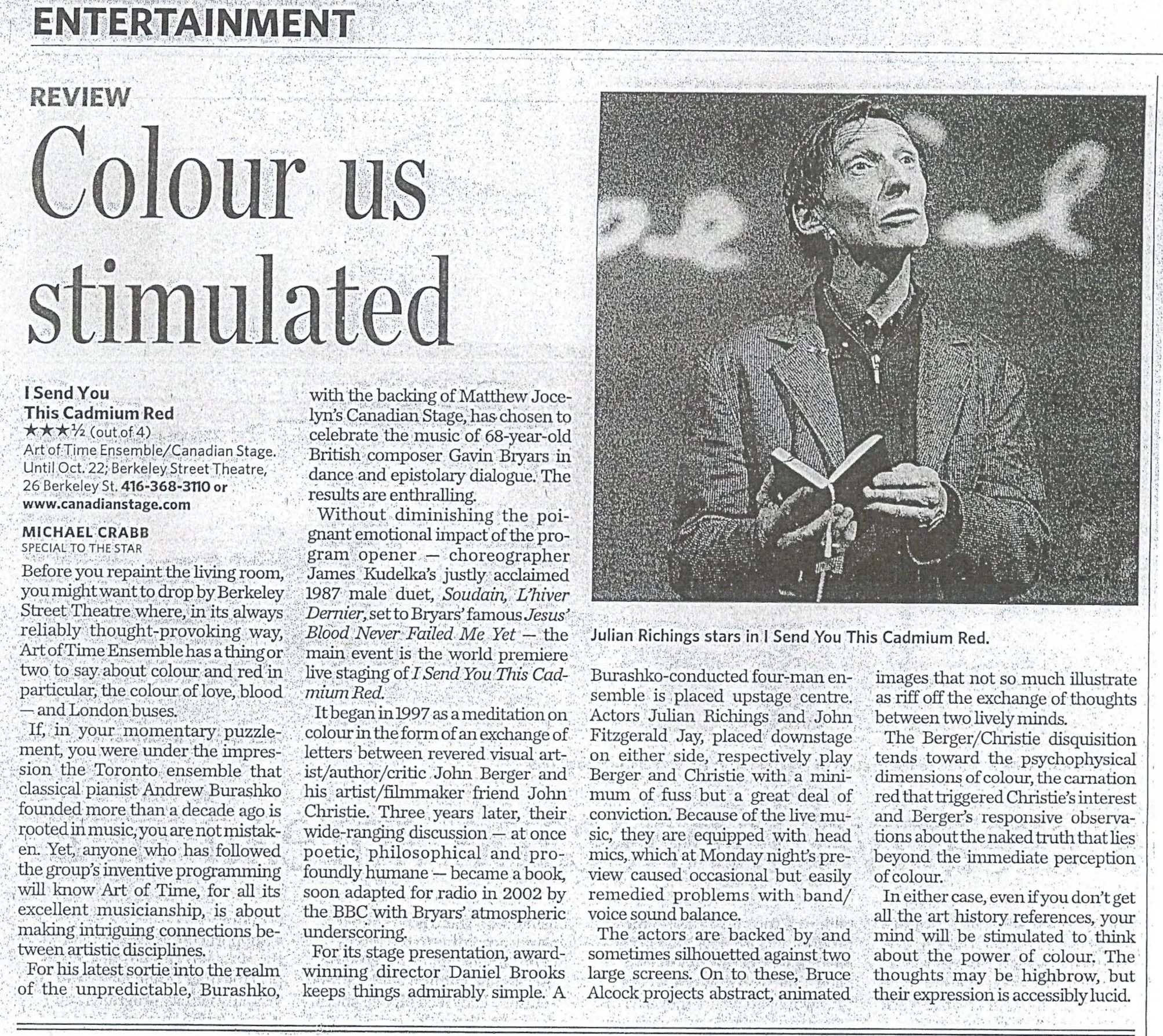 Toronto Star, October 12, 2011