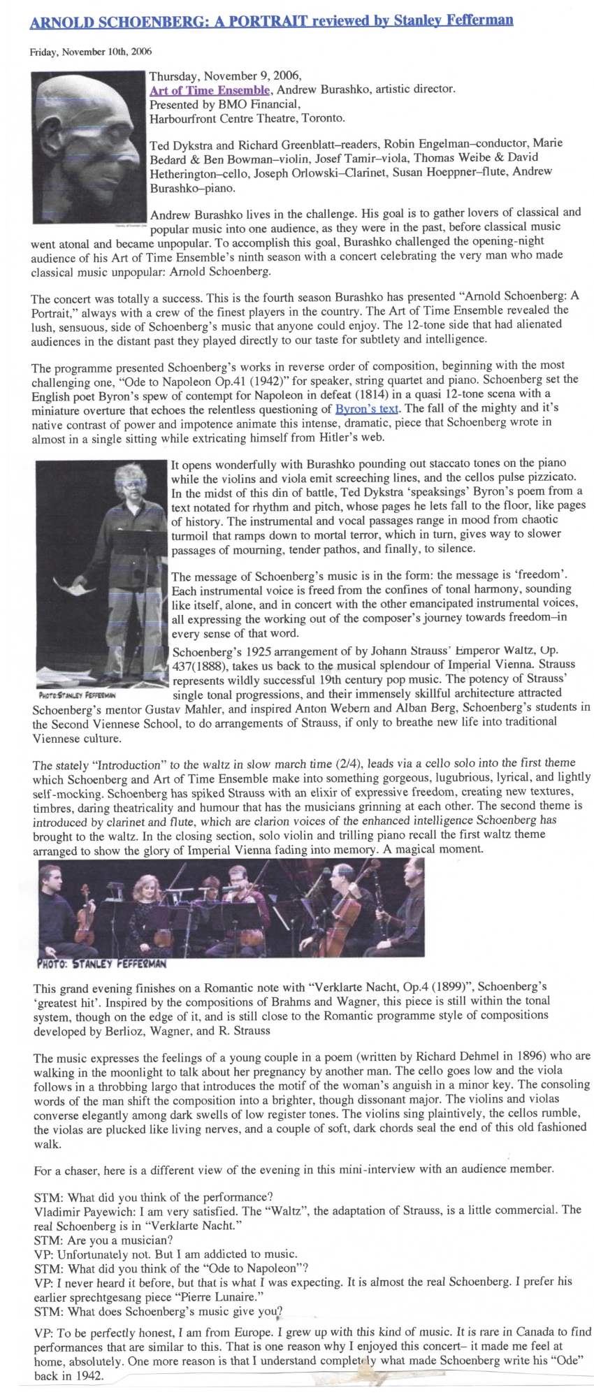 Showtime, November 10, 2006