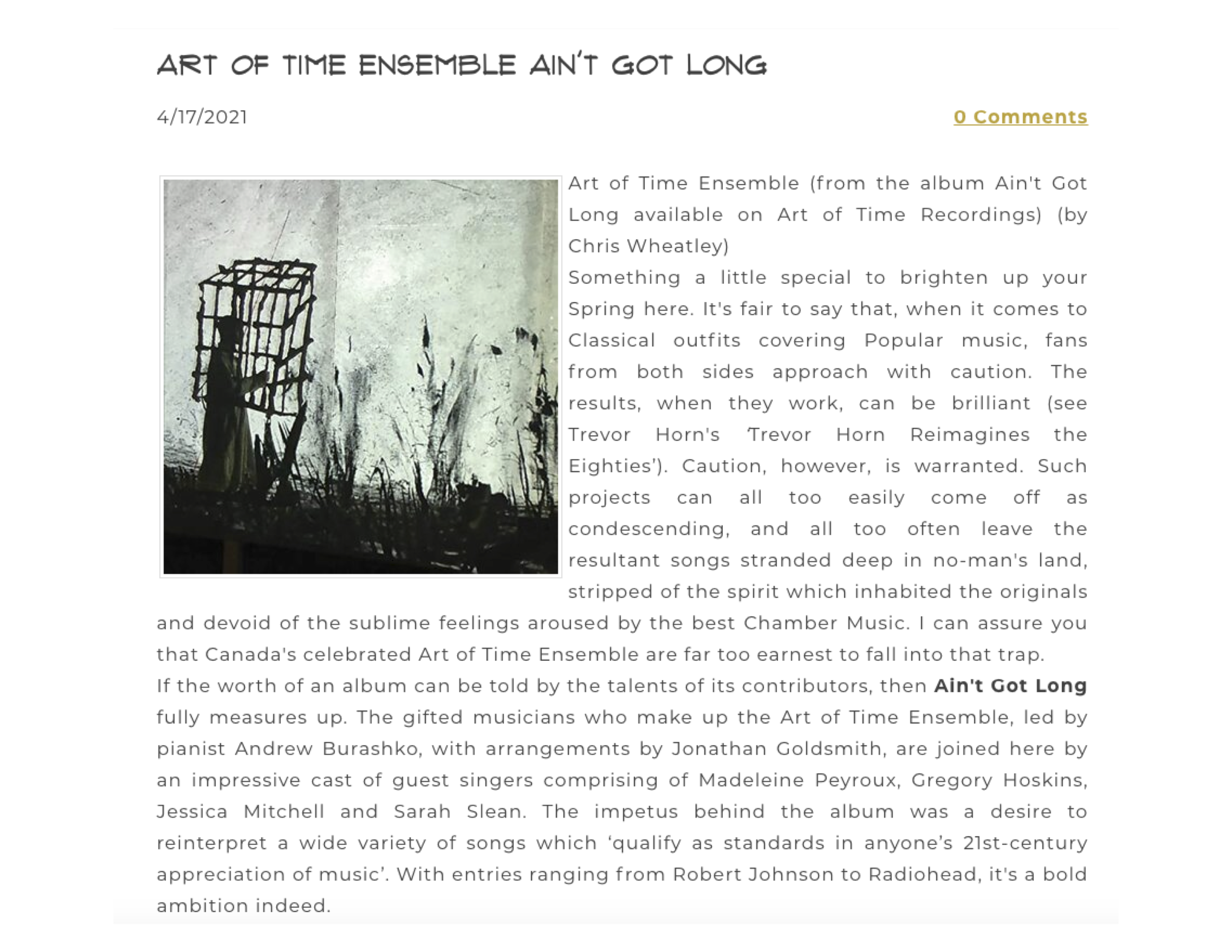 The Alternate Root, April 17, 2021