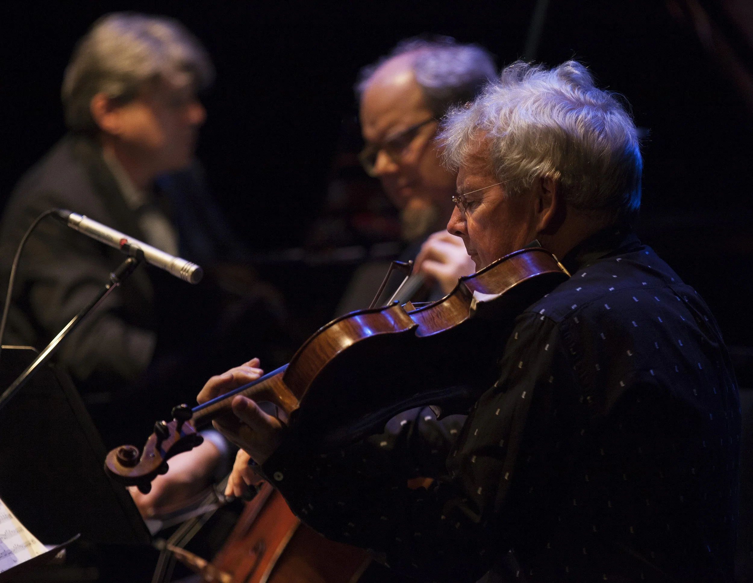  From left to right: Andrew Burashko, Thomas Wiebe, Steven Dann Photo by John Lauener 