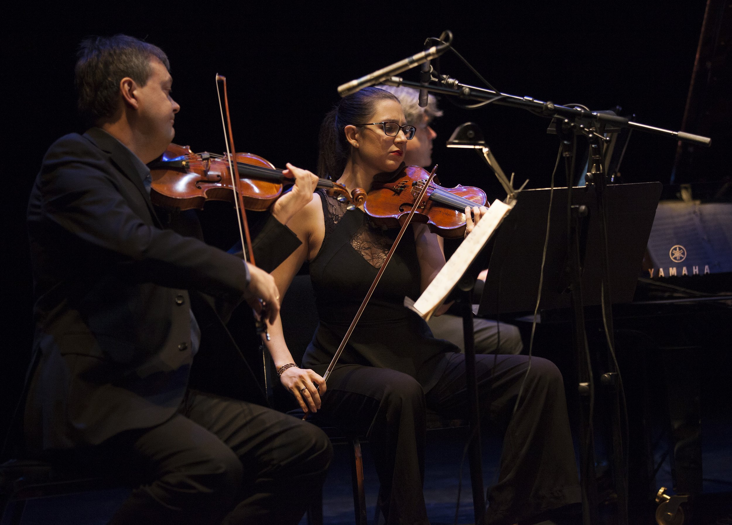  From left to right: Stephen Sitarski and Sheila Jaffé Photo by John Lauener 