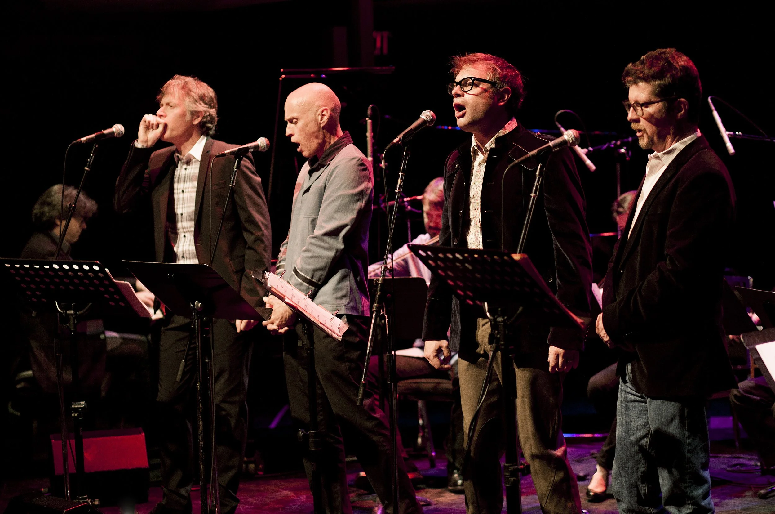  From left to right: Craig Northey, John Mann, Steven Page, Andy Maize Photo by John Lauener 