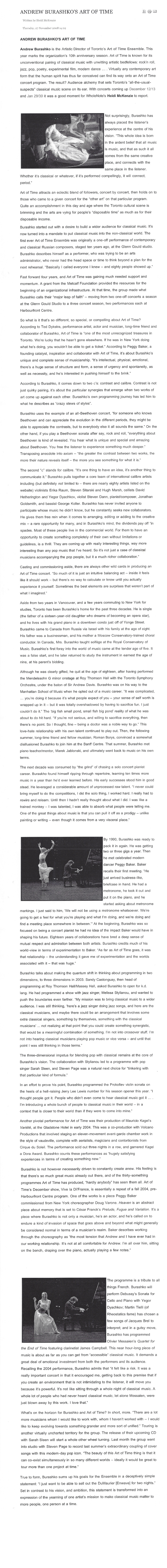 The Whole Note, November 27, 2008