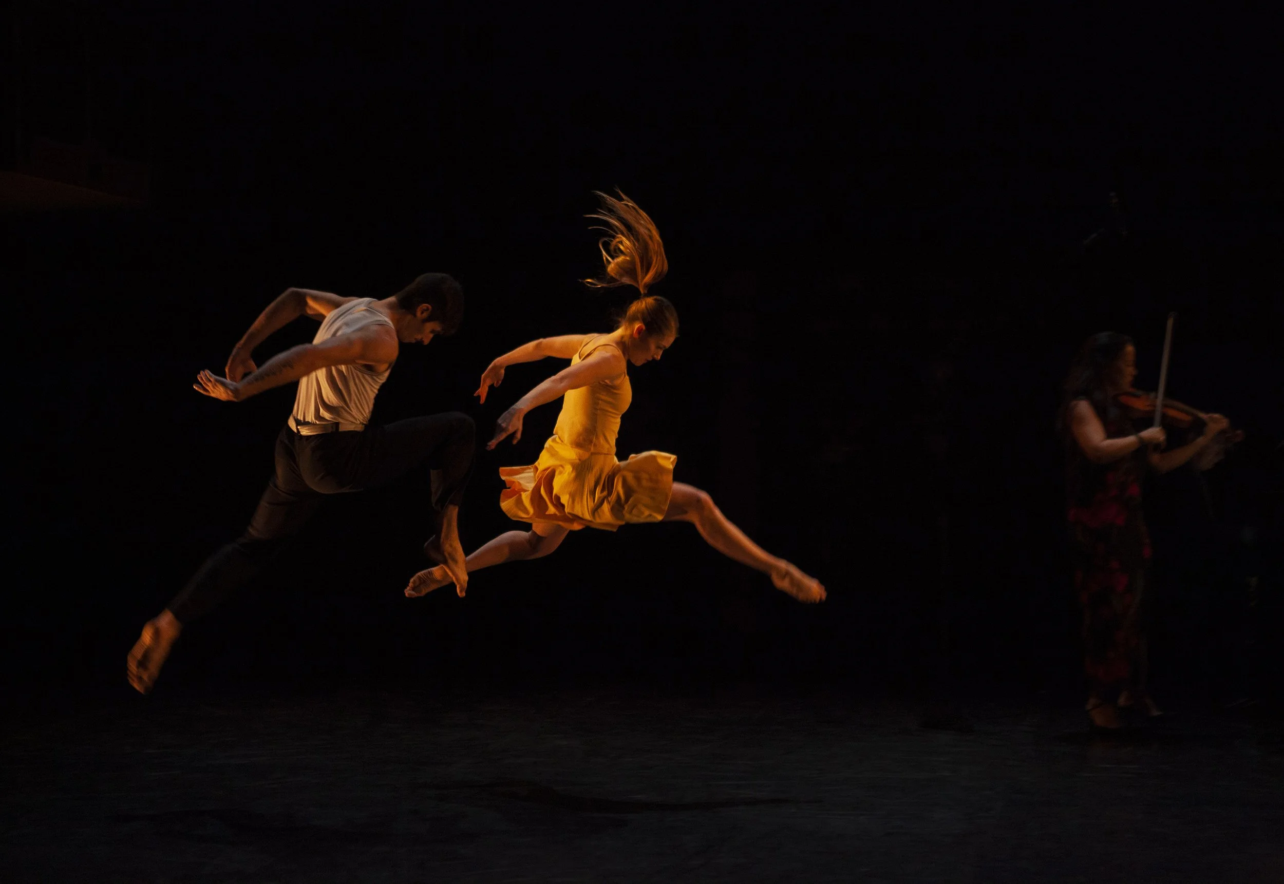  From left to right: Andrew McCormack, Tori Mehaffey, Mayumi Seiler Photo by John Lauener 