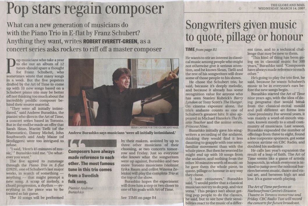 The Globe and Mail, March 14, 2007
