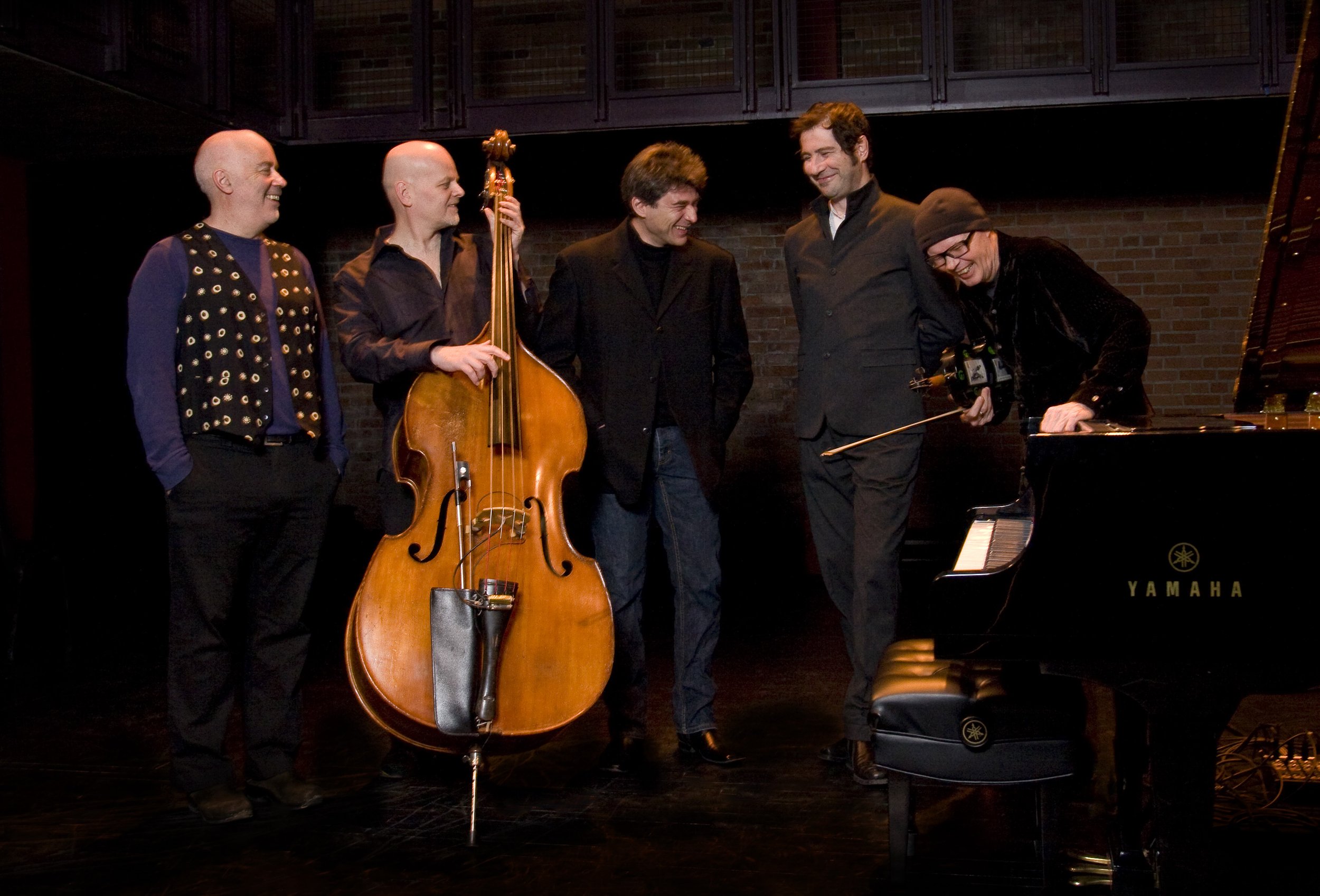  Left to right: Jonathan Goldsmith, George Koller, Andrew Burashko, Martin Tielli, Hugh Marsh Photo by John Lauener 