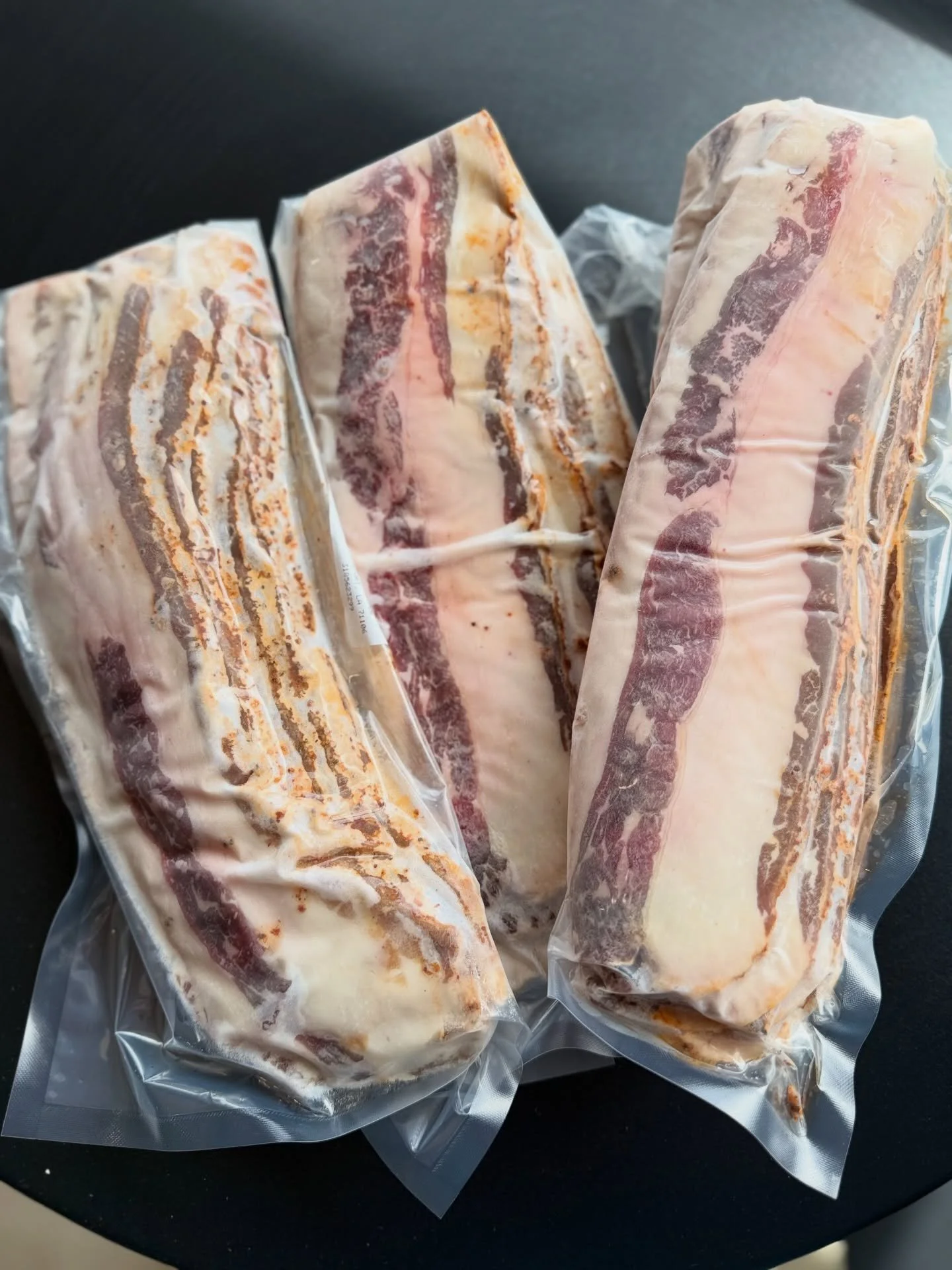 🚨 NEW PRODUCT ALERT 🚨

Our house-made Beef Bacon just hit the freezer case! All that rich, smoky, bacon flavor you love, sized up with these thick, beautiful beef slabs.

We start with beef belly and cure it in our custom seasoning blend to create 