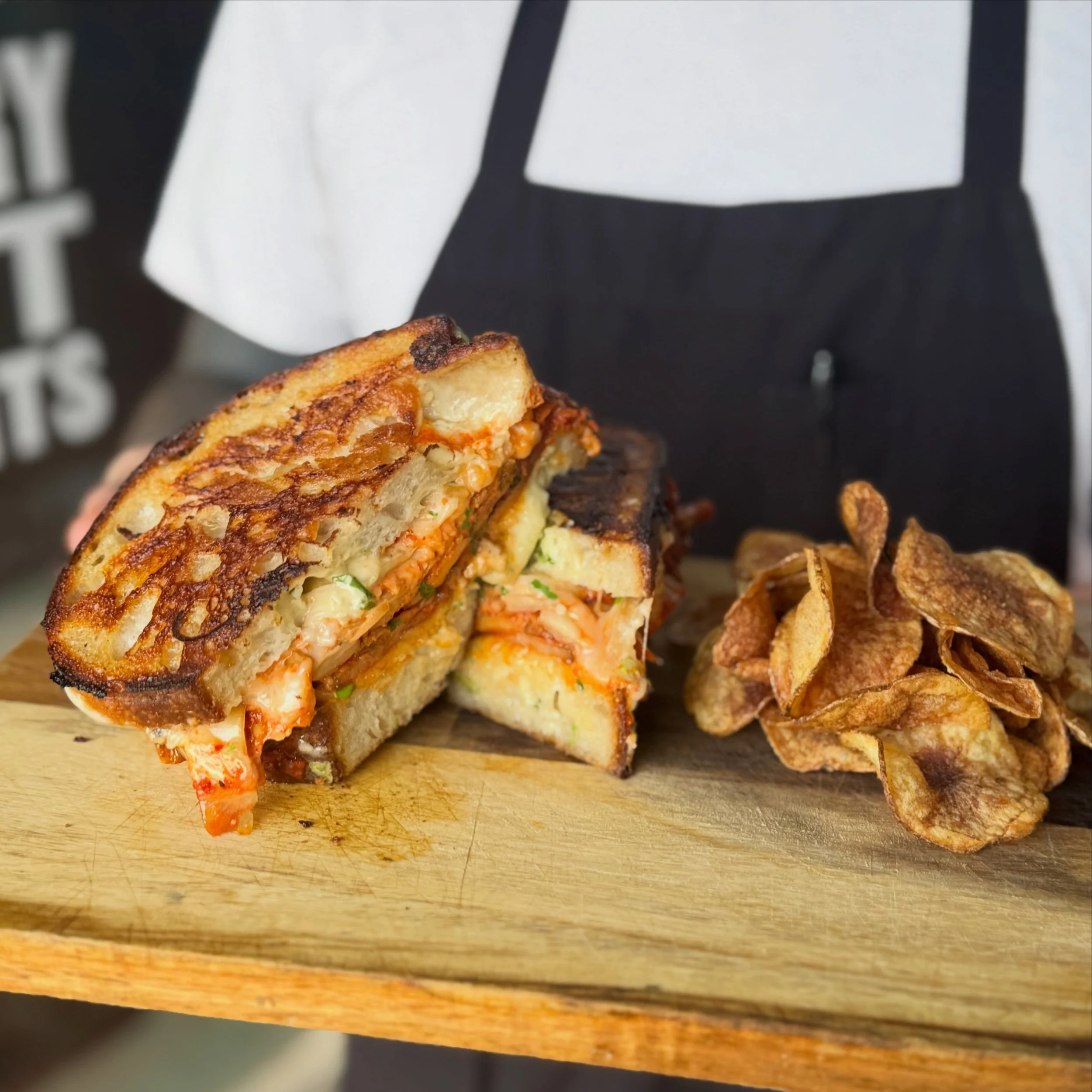 Y&rsquo;all know we like bold flavors and this new lunch special is next level. 🔥

Grilled Ham &amp; Kim-Cheese: Smoked Cajun ham, house-made kimchi, mozzarella, white cheddar, and hot honey mayo grilled between two slices of cold-fermented sourdoug