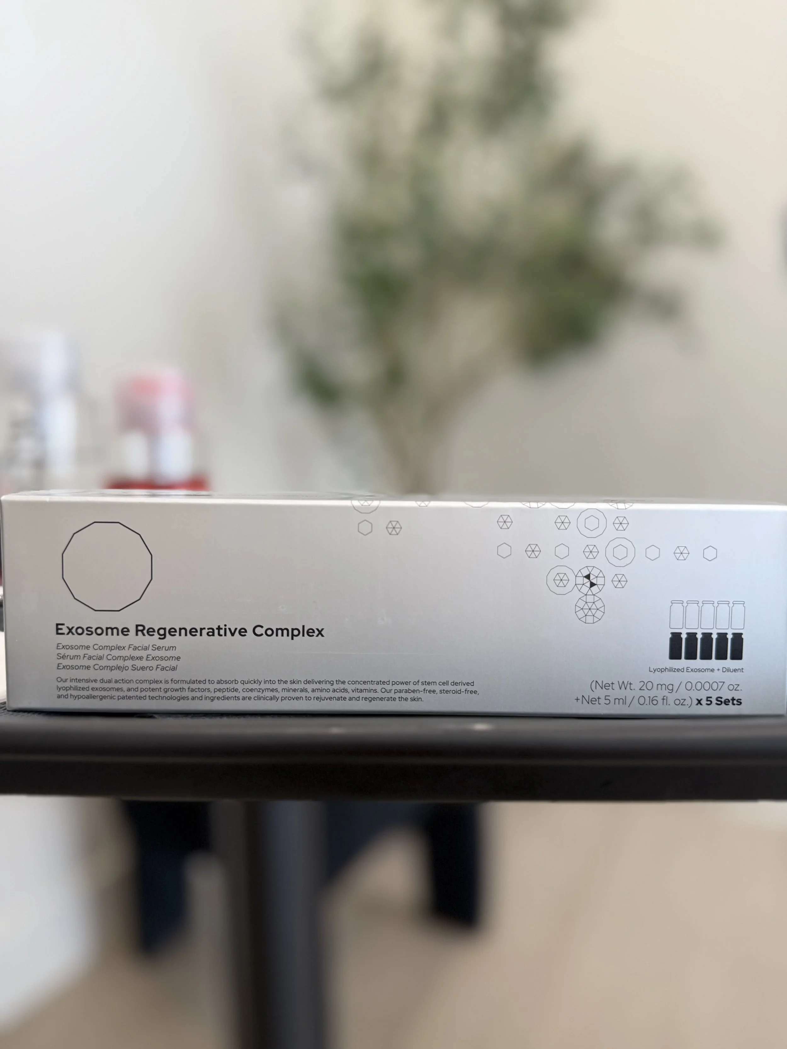a box or exosomes