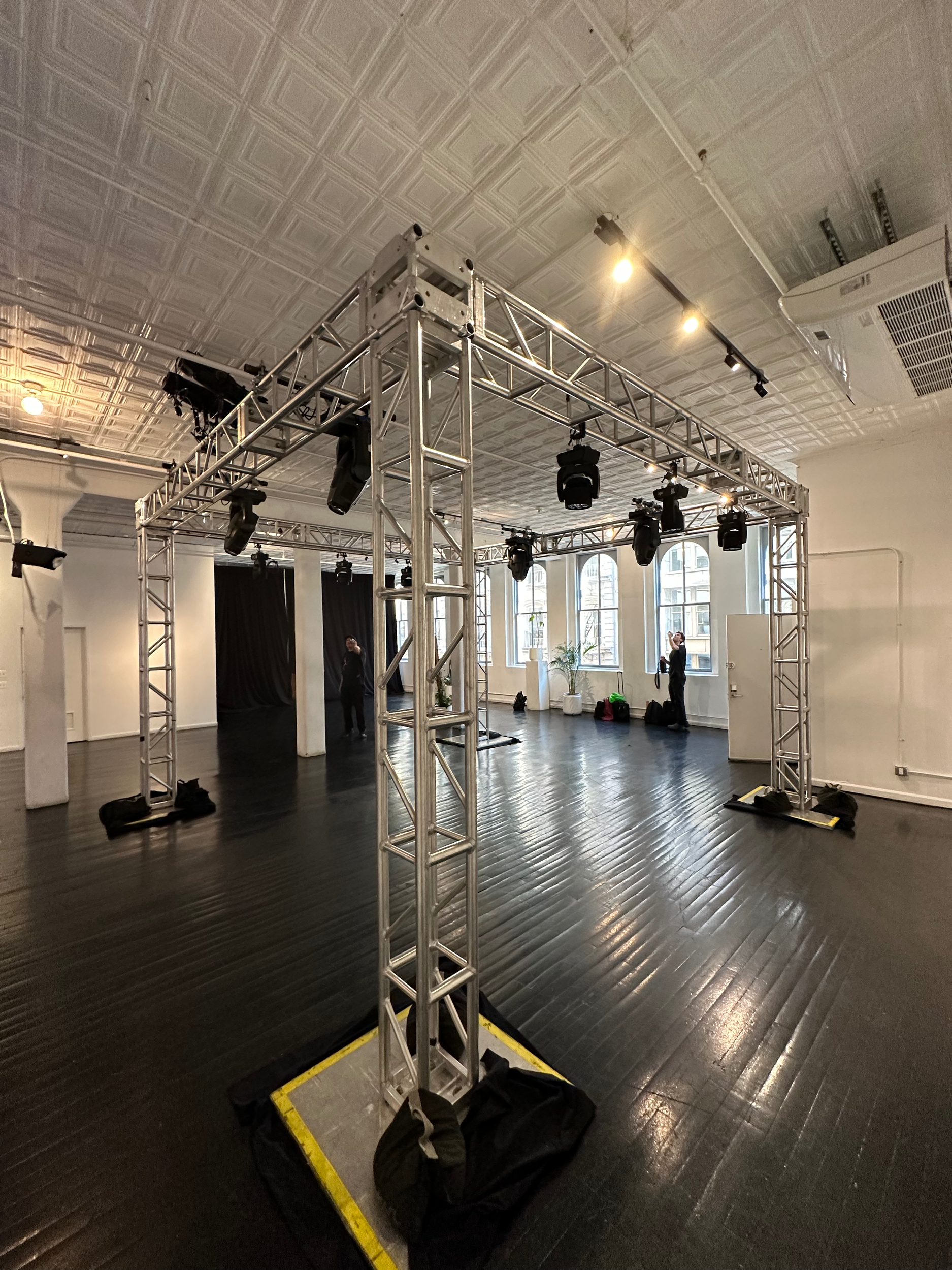 Truss and lighting for Later On NYC