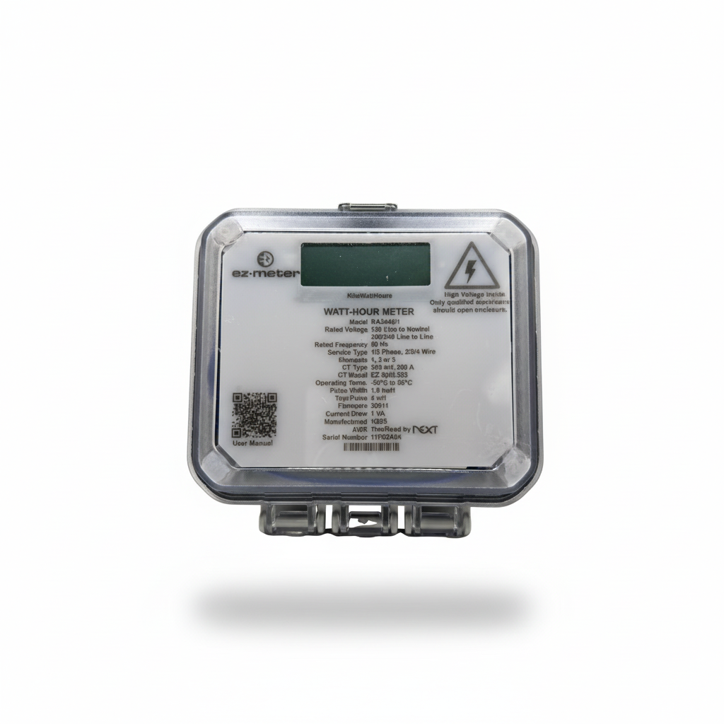 EZ 1 Meter Kit / 120/240 or 277/480 W/ TR4-E, enclosure,  LCD and meter element...200 AMP-1600 AMP