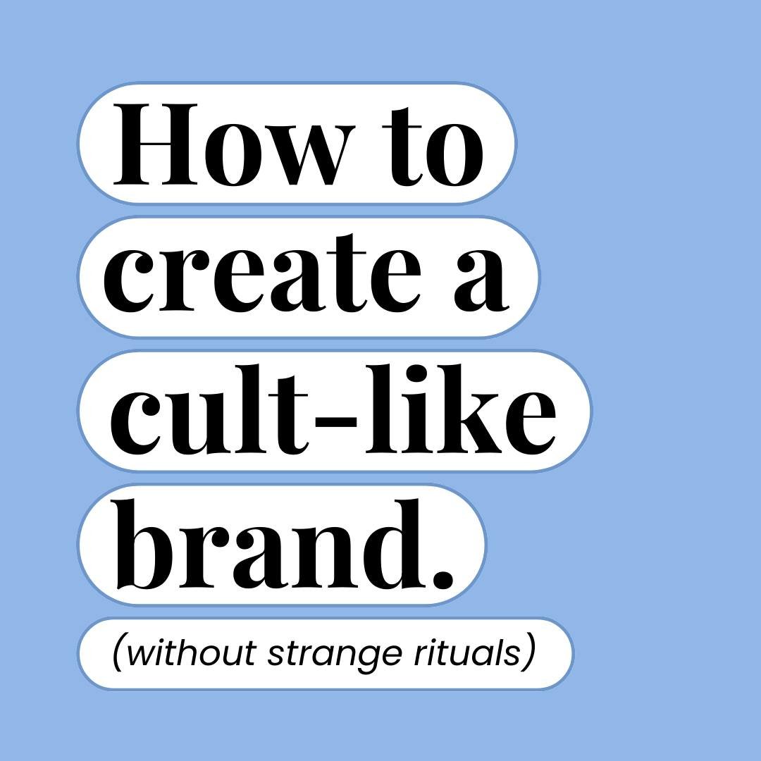 Do you know how to build a cult-like brand? 👀 (without all the sacrifices and rituals)... 

Swipe to learn how 👉

Remember, people will feel your energy and your intentions. 

You will draw in clients who share the same beliefs as you and want to f