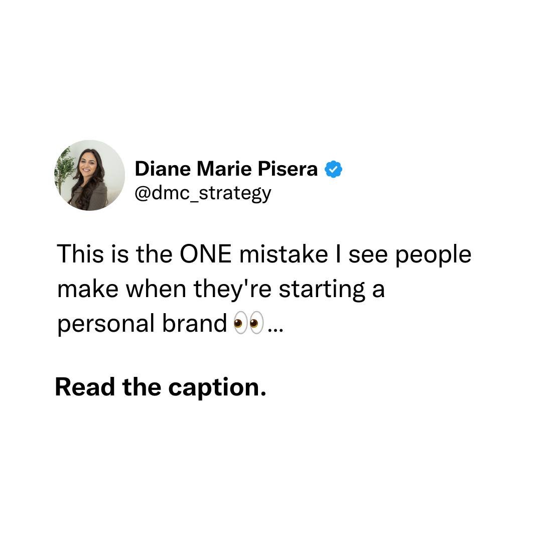 The one mistake people make when starting a personal brand 👇&hellip; 

They treat it like a hobby.

When you treat it like a hobby it will remain a hobby.

When you treat like a business it will become your business.

Simple.

Whatever you nurture, 