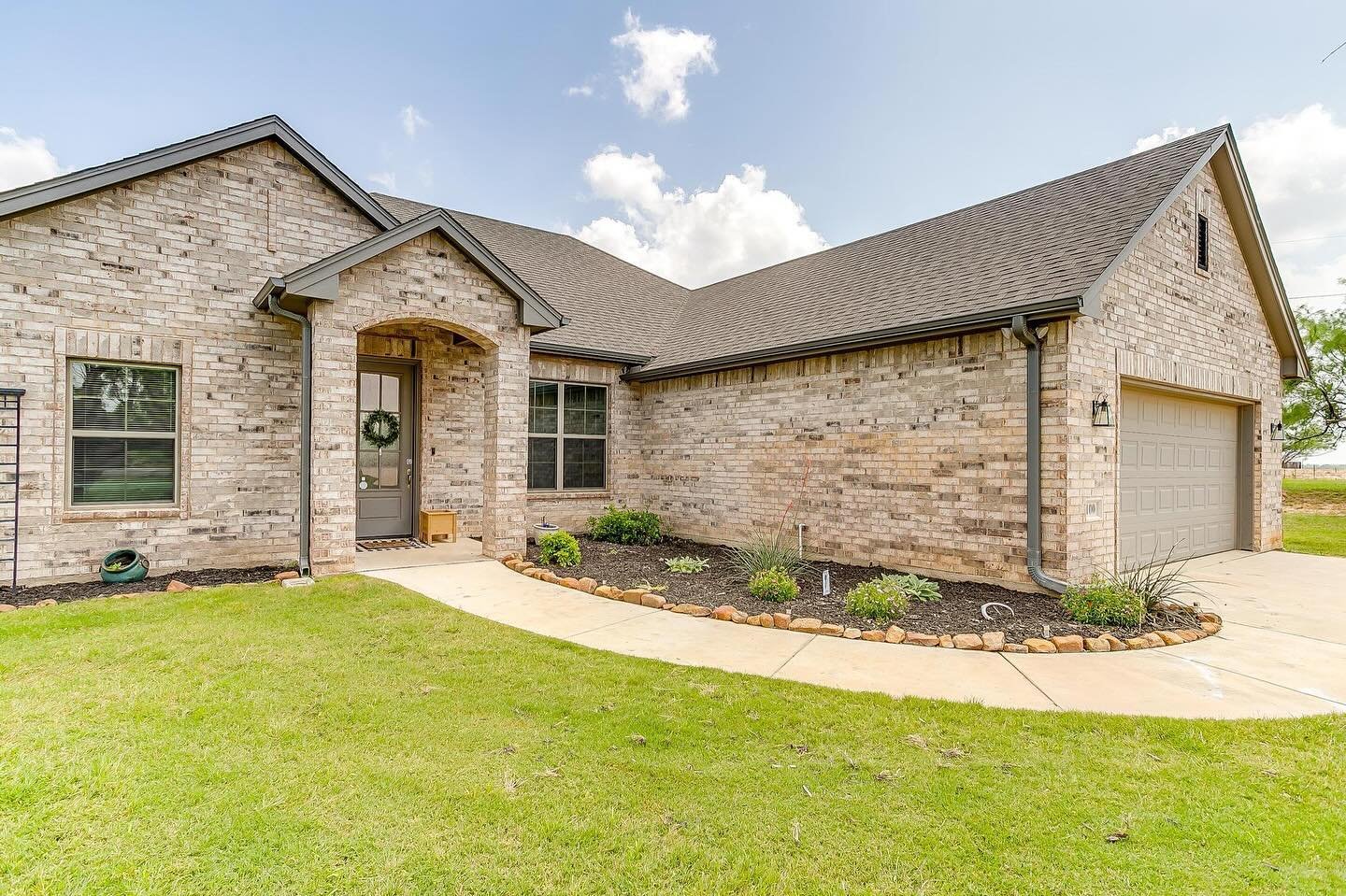 Charming ranch-style home on 2-acre corner lot, right in the heart of Brock ISD. This cozy home boasts a spacious 1,857 square feet, with a wide-open kitchen and living area. Out back, enjoy all the space you could ever desire, and without any HOA re