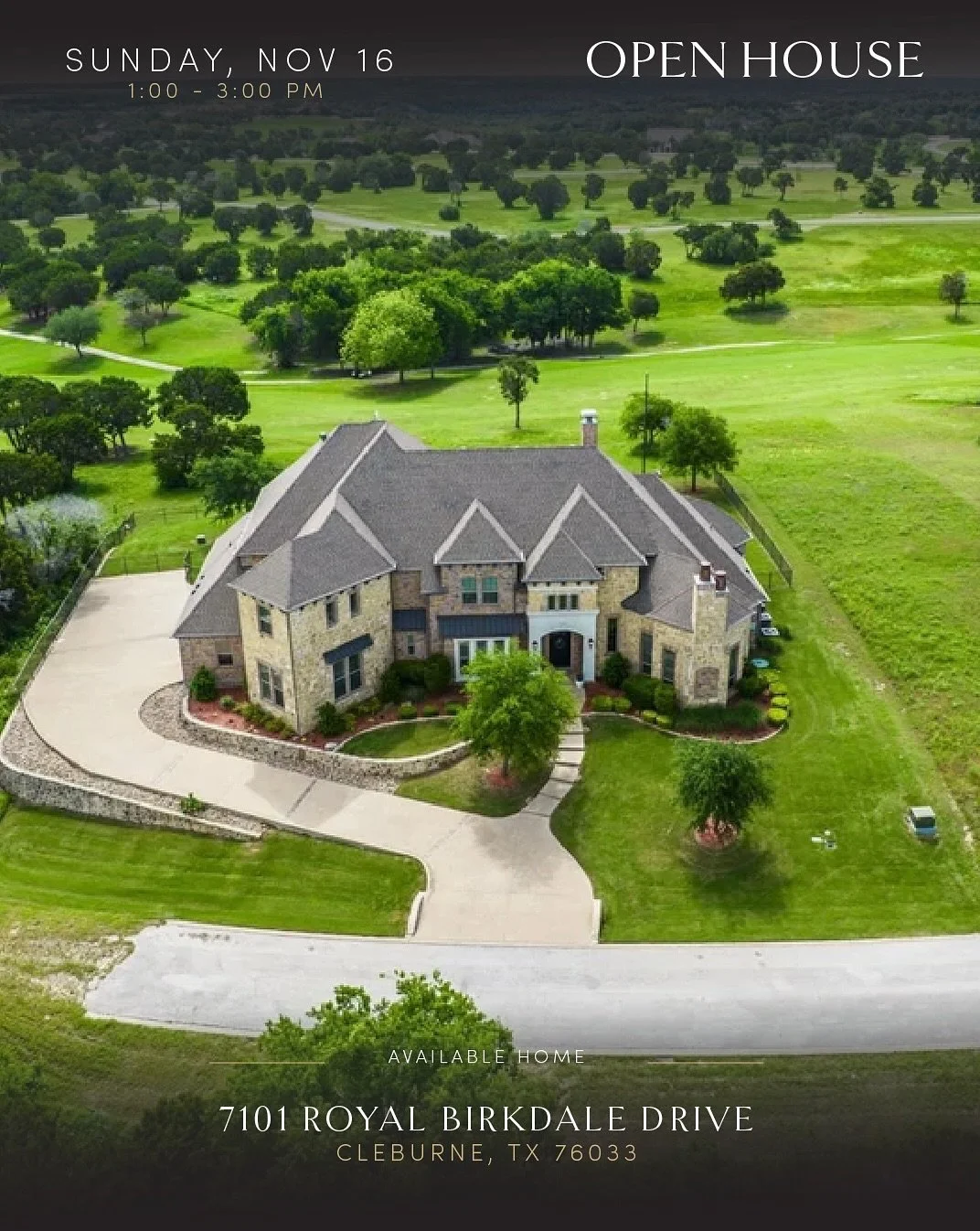 🏡 This Weekend&rsquo;s Open Houses!⬇️

Whether you&rsquo;re searching in Fort Worth or dreaming of life in The Retreat, we&rsquo;ve got four beautiful homes open for you.

📌 Saturday 11/15 | 12&ndash;2 PM
&bull; 3217 Muleshoe Ln, Fort Worth 76179

