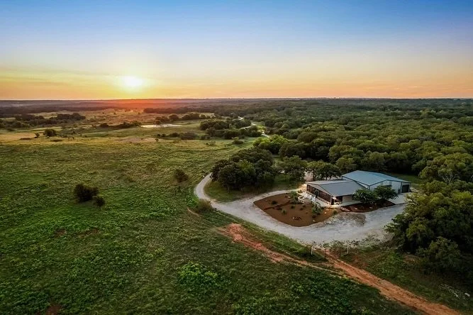 What can $2.1M get you in Texas?
Welcome to Foxhole Ranch - 138&plusmn; acres of North Texas countryside, just 1.5 hours from DFW.

This turnkey ranch includes:
&bull; Designer-furnished barndominium (sleeps 11+)
&bull; Expansive game room with vault