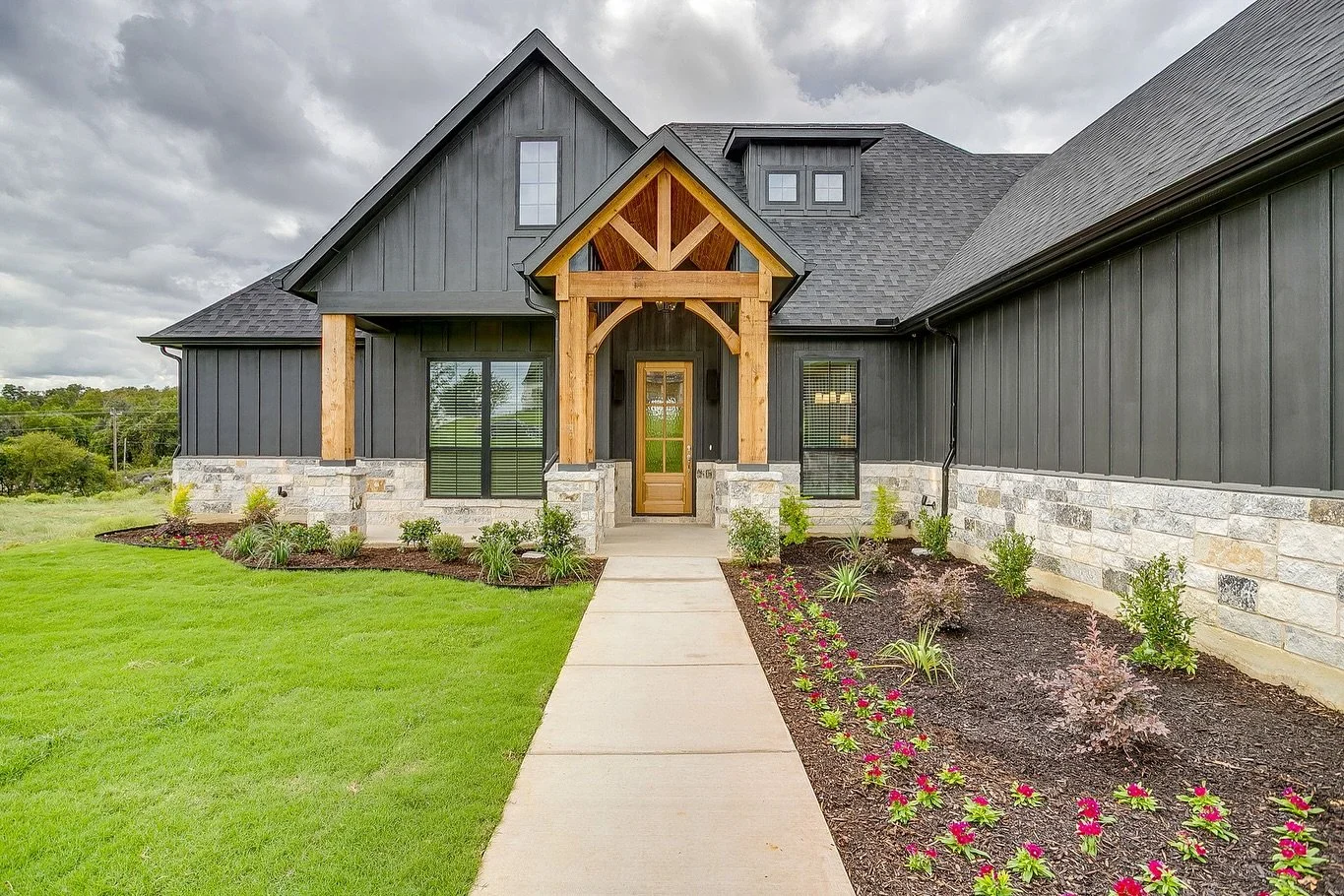 The perfect mix of acreage + upgrades + location 🌿

This stunning Azle home sits on 1 acre with luxury finishes inside and out &mdash; custom cabinetry, leathered quartzite, tall ceilings, a spa-style primary suite, and a covered patio fireplace for