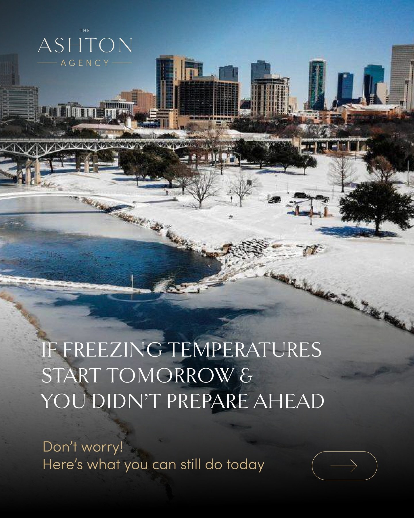 Freeze starting tomorrow? ❄️
These last-minute steps can protect your home.

Comment COLD for the checklist