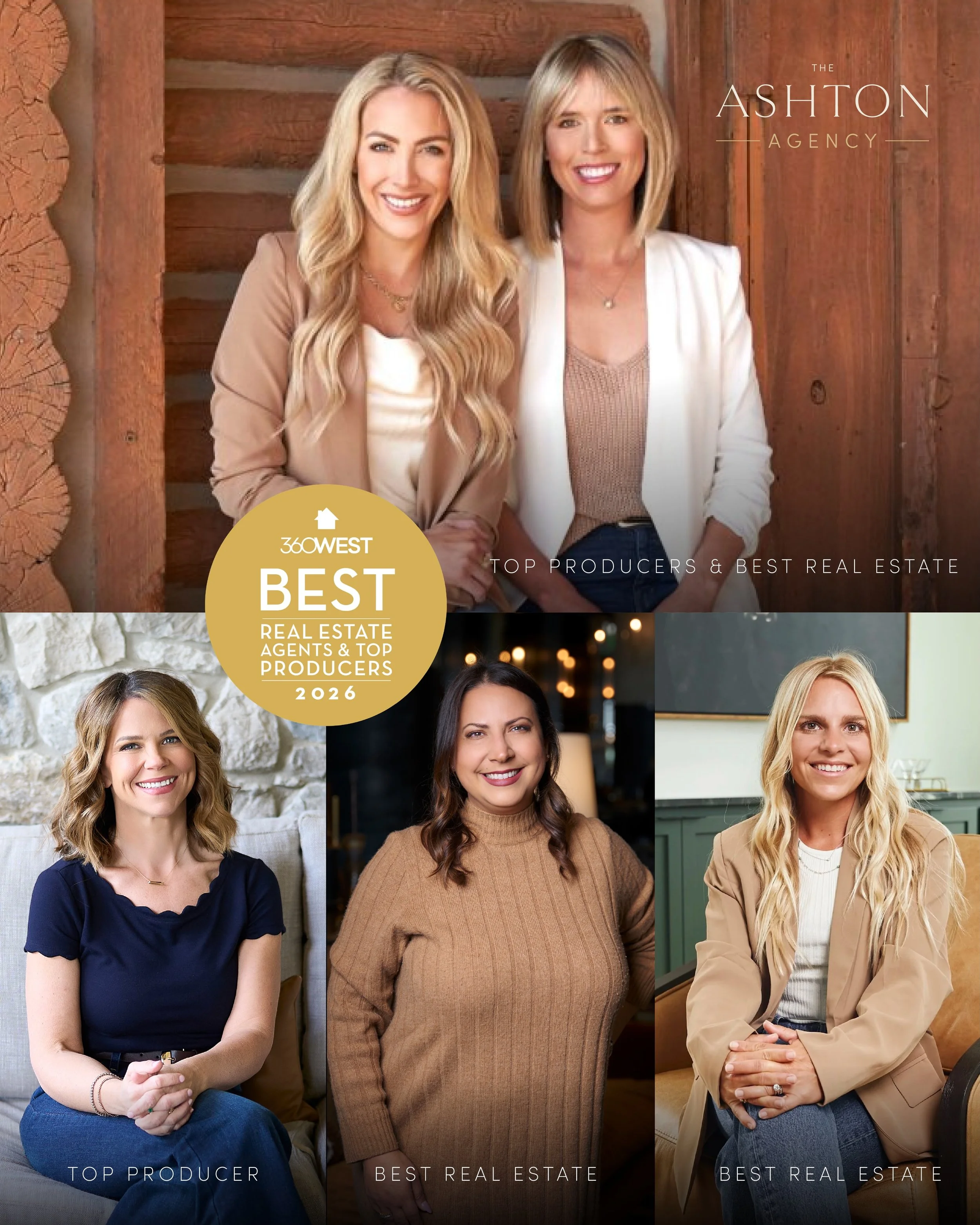 Excellence is built on dedication, relationships, and a commitment to doing things the right way.

We are proud to celebrate The Ashton Agency&rsquo;s 2026 honorees recognized by 360 West for Best Real Estate Agents and Top Producers. @360west 

BEST
