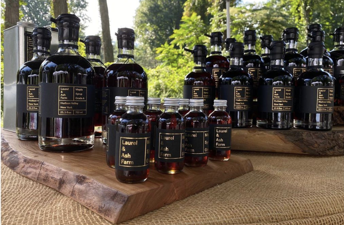 WOOD-FIRED MAPLE SYRUP FROM LAUREL &amp; ASH