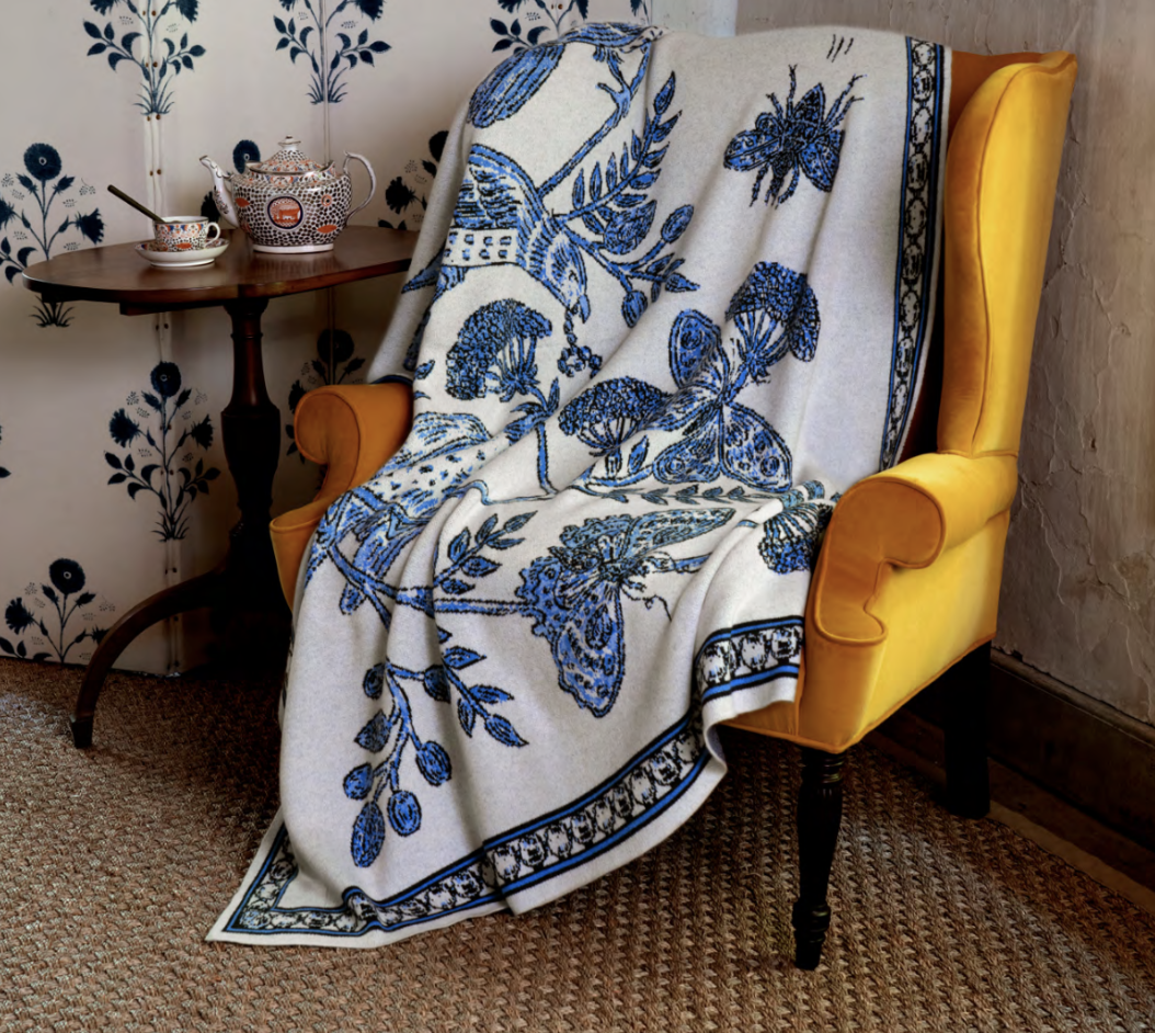 SAVED’S LUXURIOUS CASHMERE THROWS ARE PURE ART