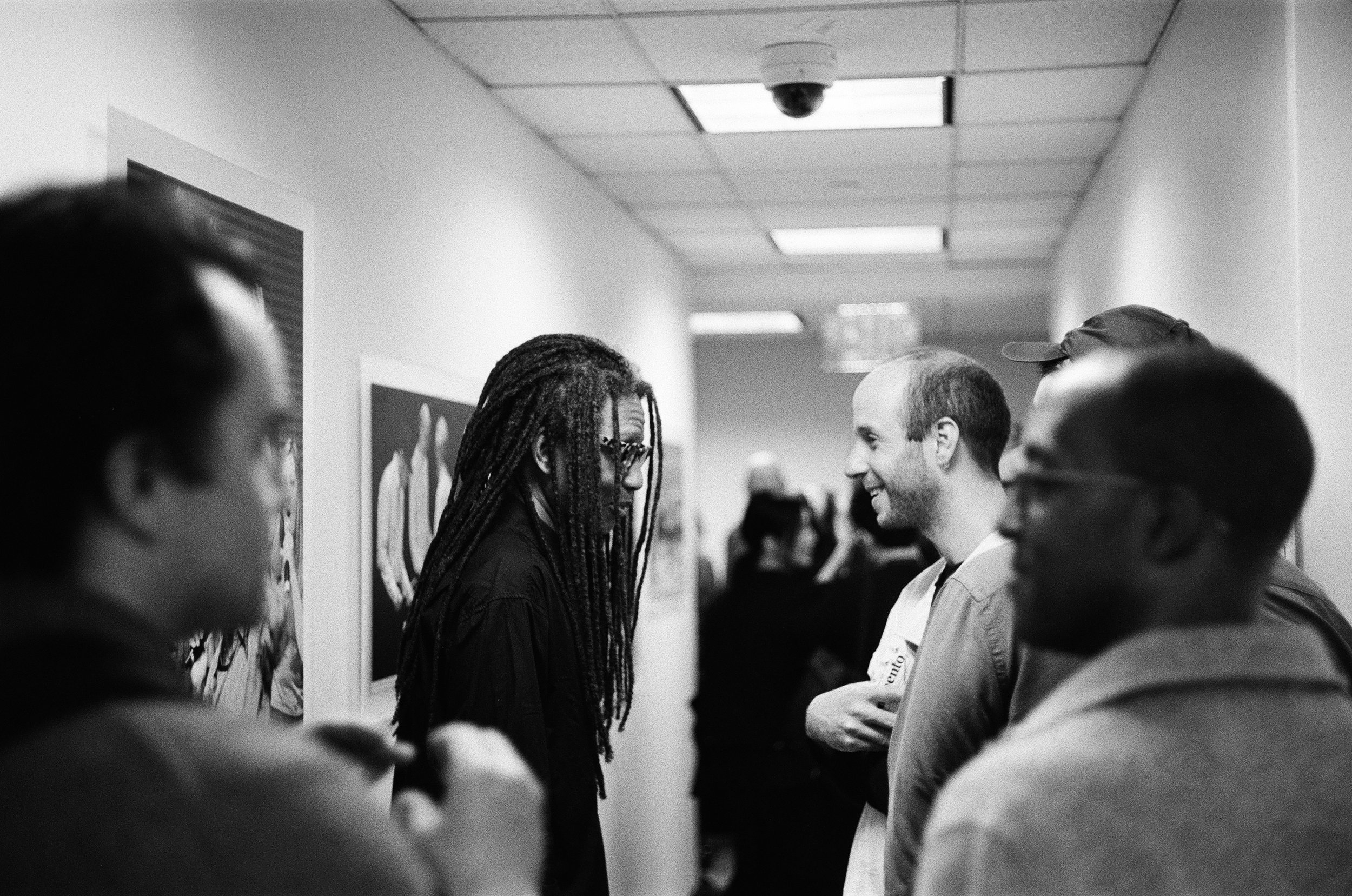 Brandon Ross and Craig Weinrib backstage at Carnegie Hall's premiere of Oro