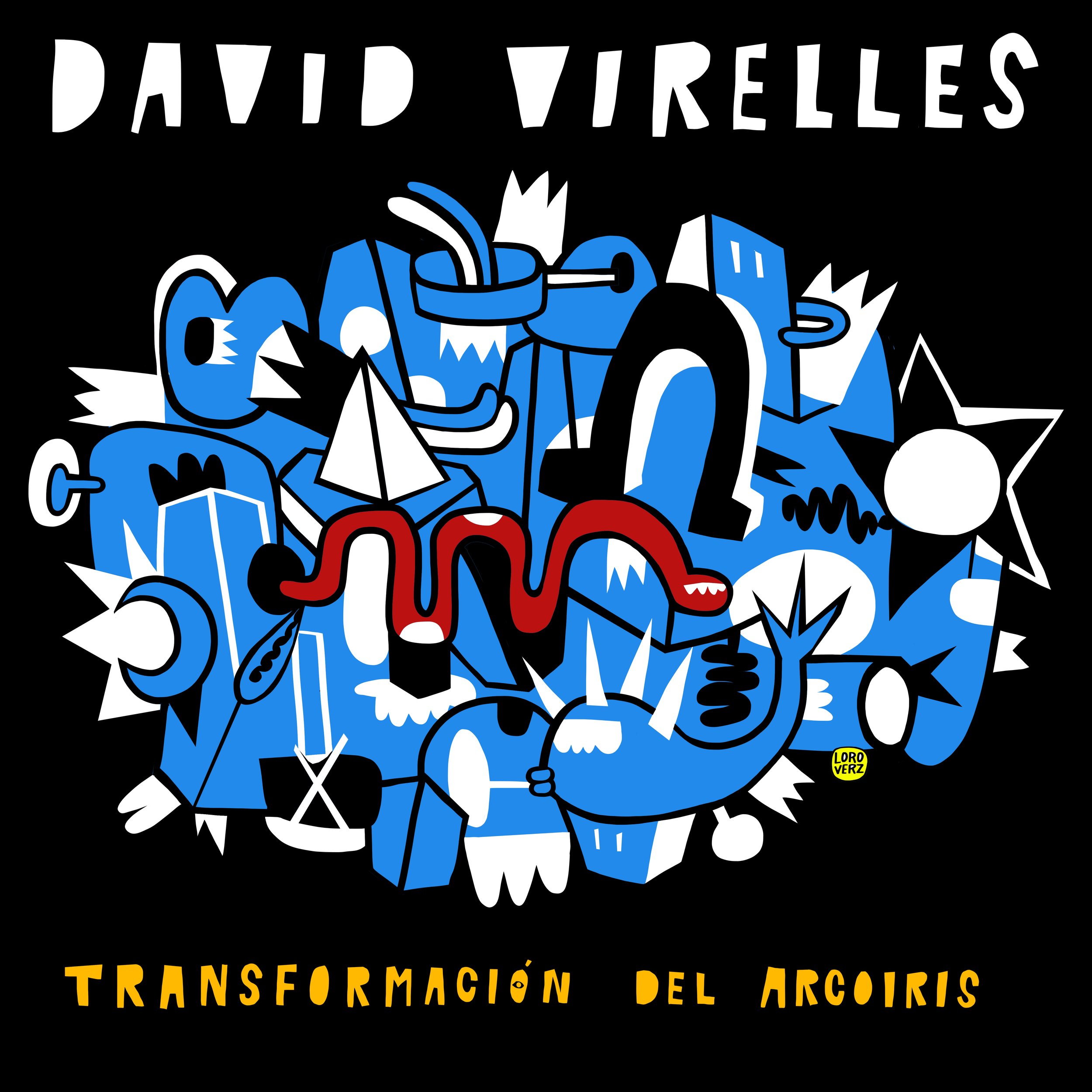 Cover of the BandCamp exclusive album Transformación del Arcoiris by Brazilian artist Loro Verz