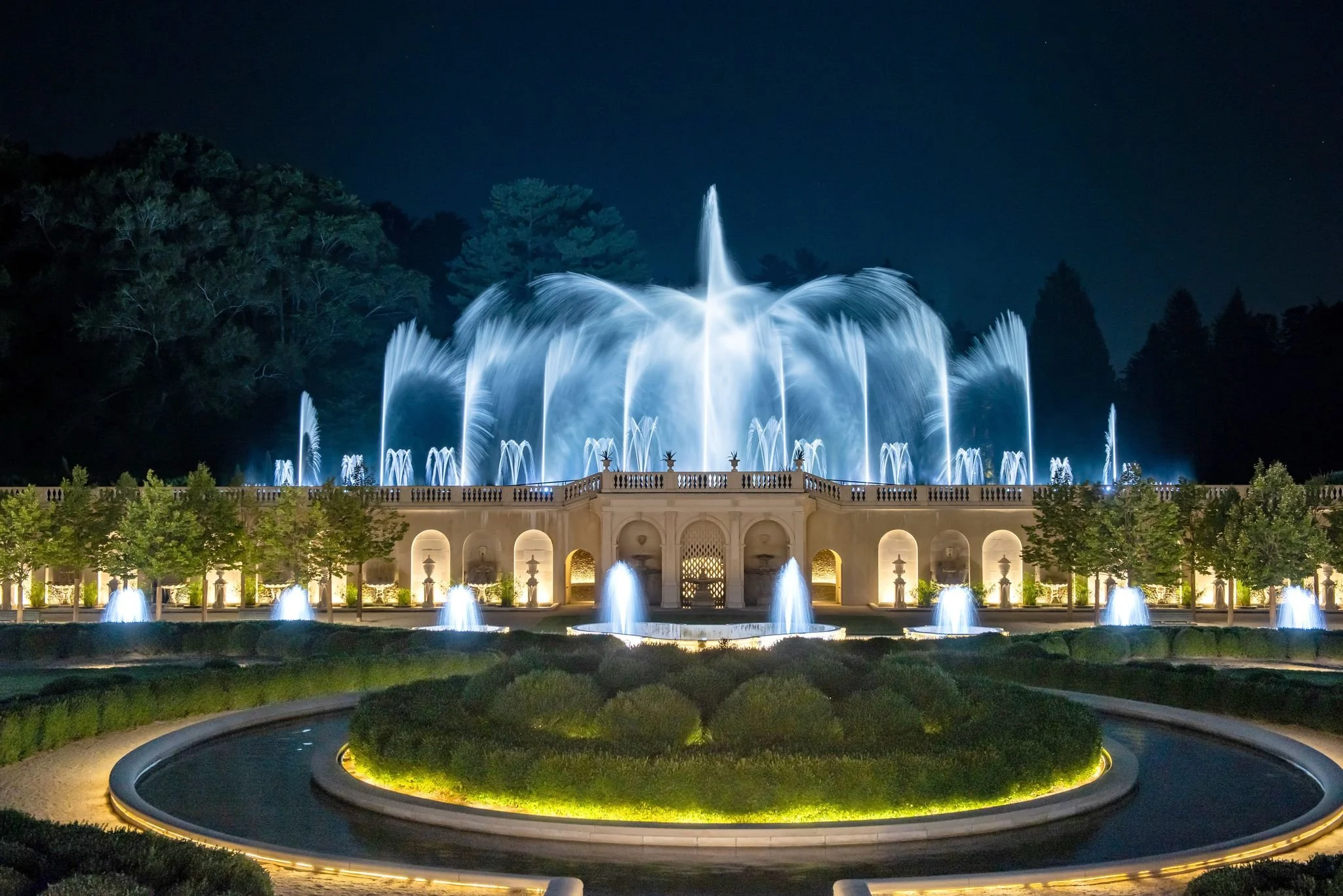 Longwood Gardens nighttime Hank Davis.jpeg