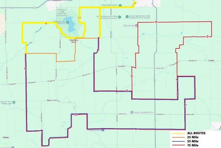 Seeds & Stone Roubaix Course Map