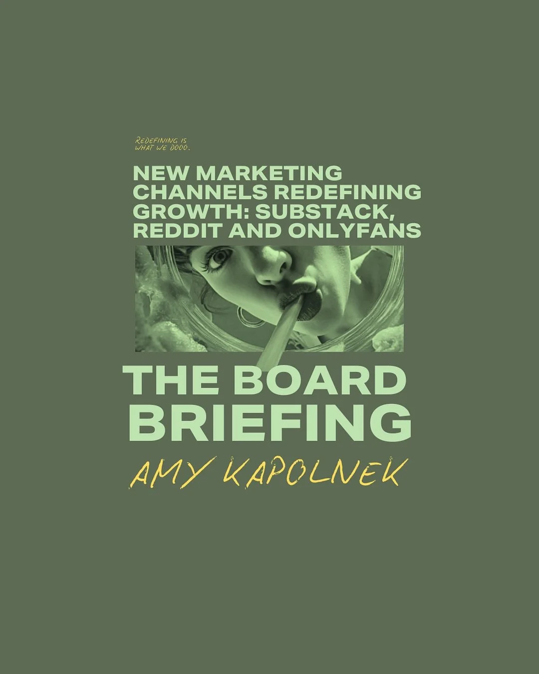 What do Substack, OnlyFans, and Reddit have in common?

According to BOARD Member Amy Kaplonek &mdash; fractional CMO and indie brand builder &mdash; they&rsquo;re not fringe channels. They&rsquo;re the future of growth.

In this week&rsquo;s BOARD B