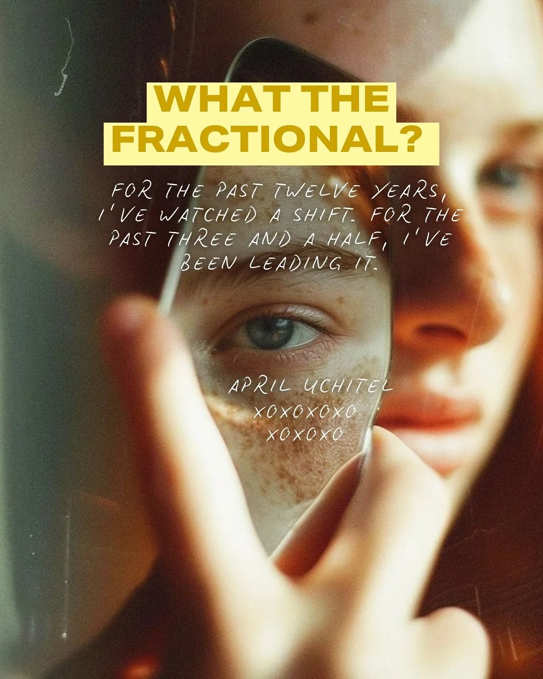 WTF is &ldquo;fractional,&rdquo; really?

It&rsquo;s not part-time.
It&rsquo;s not freelance.
It&rsquo;s not diluted.

It&rsquo;s precision-fit.

It&rsquo;s decades of pattern recognition, dropped in exactly when it matters, without the overhead. A f