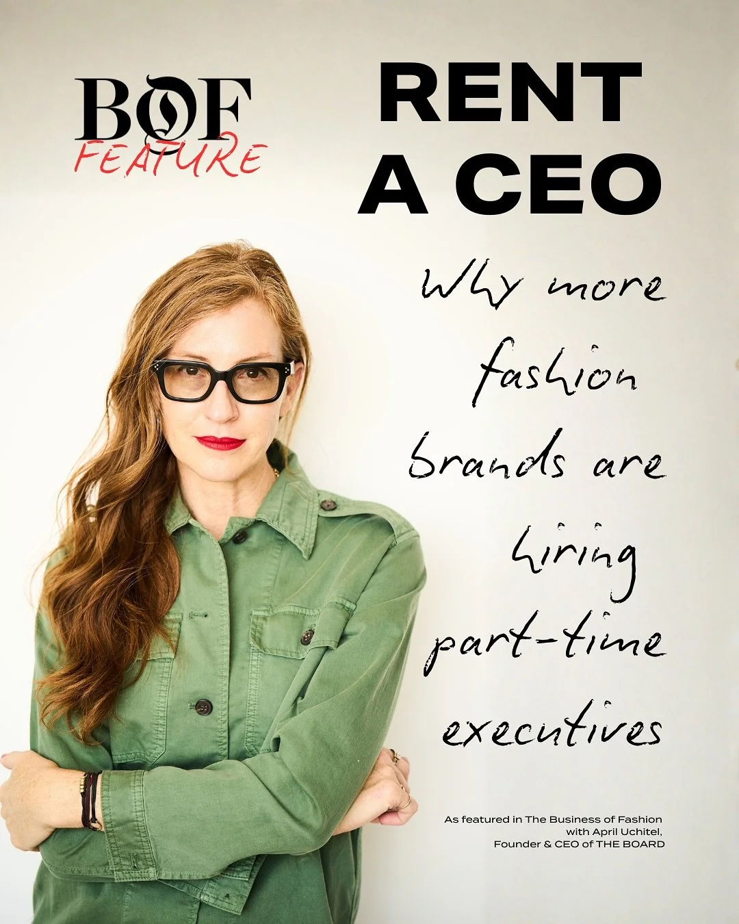 &ldquo;The future of work isn&rsquo;t full-time&mdash;it&rsquo;s right-time.&rdquo;

April Uchitel, CEO of THE BOARD, is helping brands rethink what leadership looks like&mdash;pairing flexibility with senior-level expertise in fashion, beauty, and b