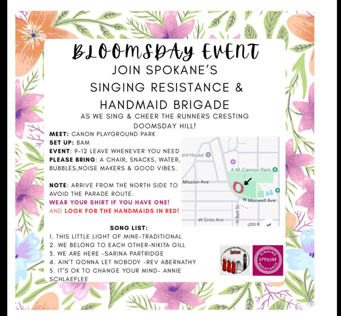 Bloomsday Singing Resistance &amp; Handmaid Brigade