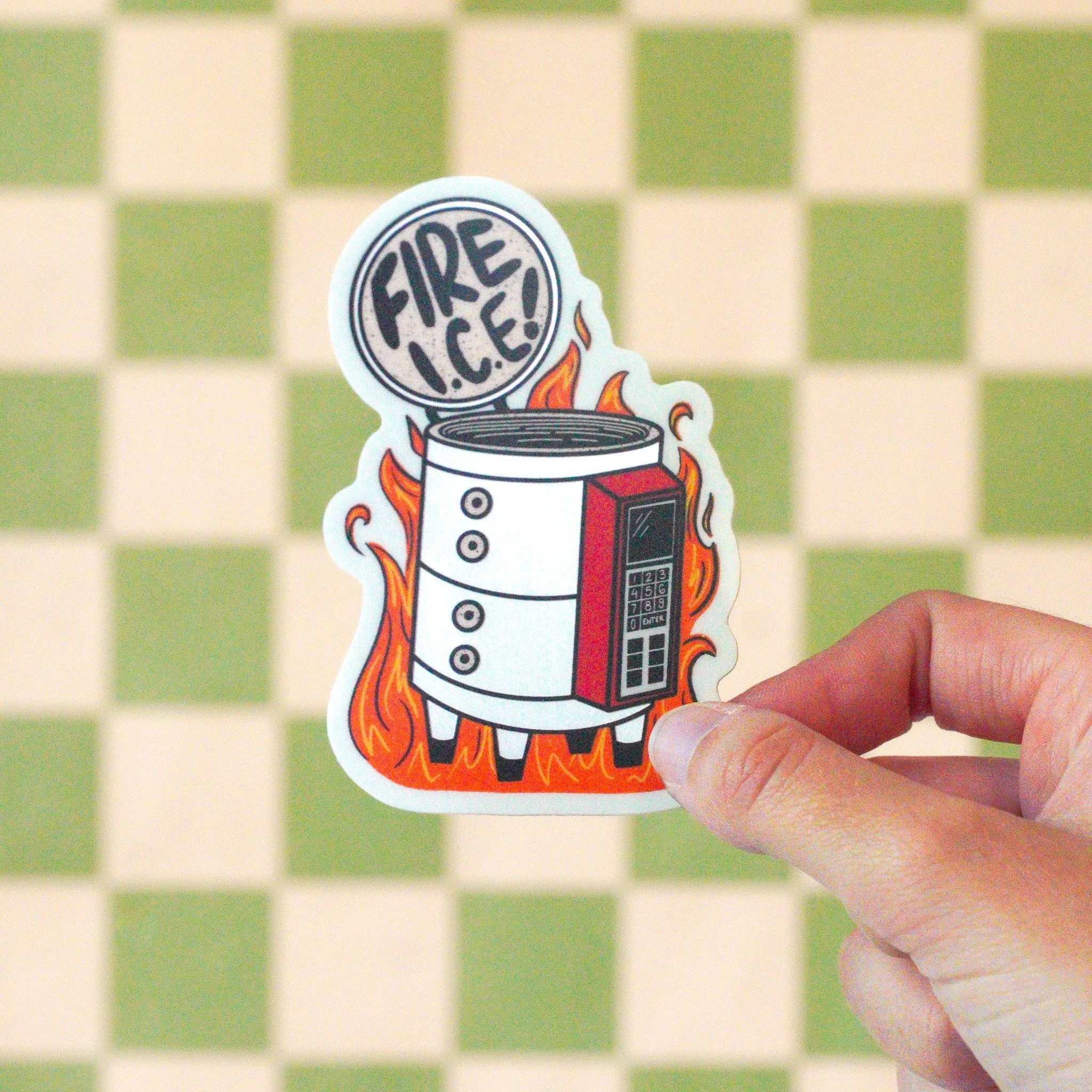 Fire I.C.E Sticker