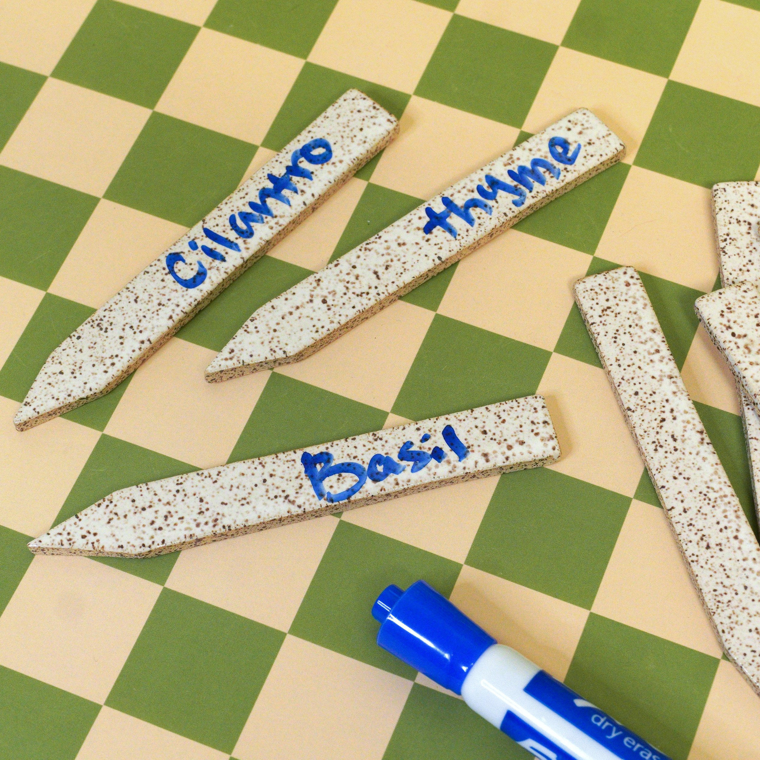 Writeable Plant Markers