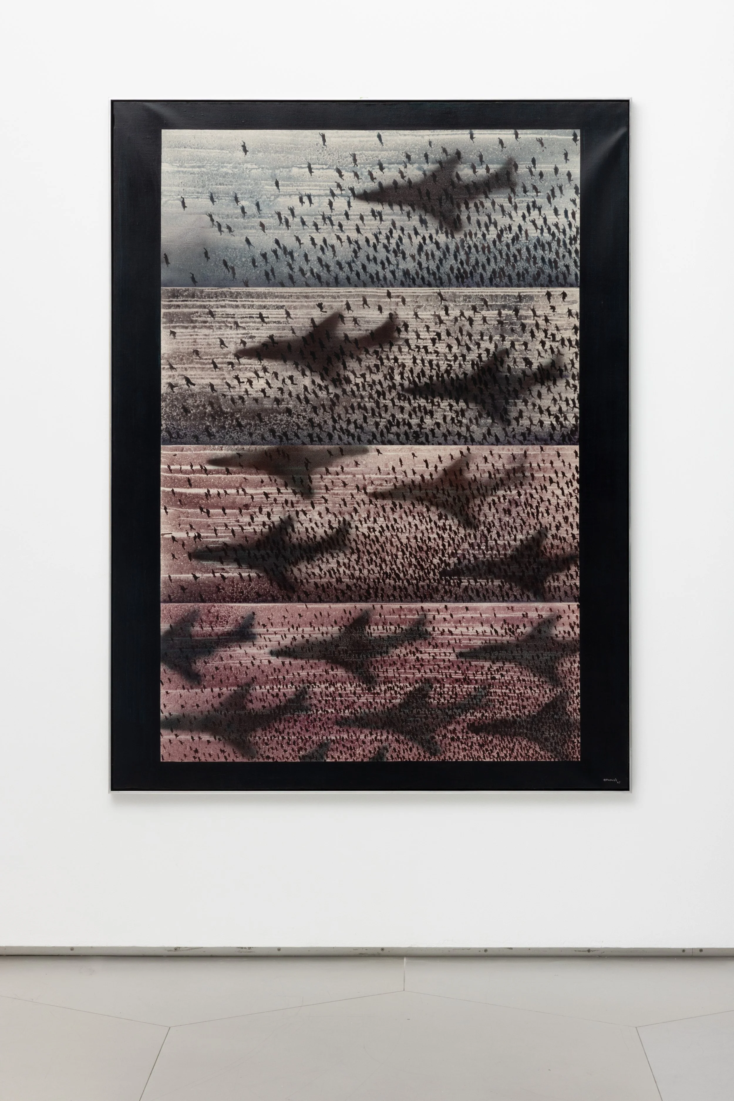  Juan Genovés  
 Escalada  
1967 
Oil on canvas 
79 x 59 1/4 in.; 200.7 x 150.5 cm 
Gift of Barbara Levinson 
The New School Art Collection
