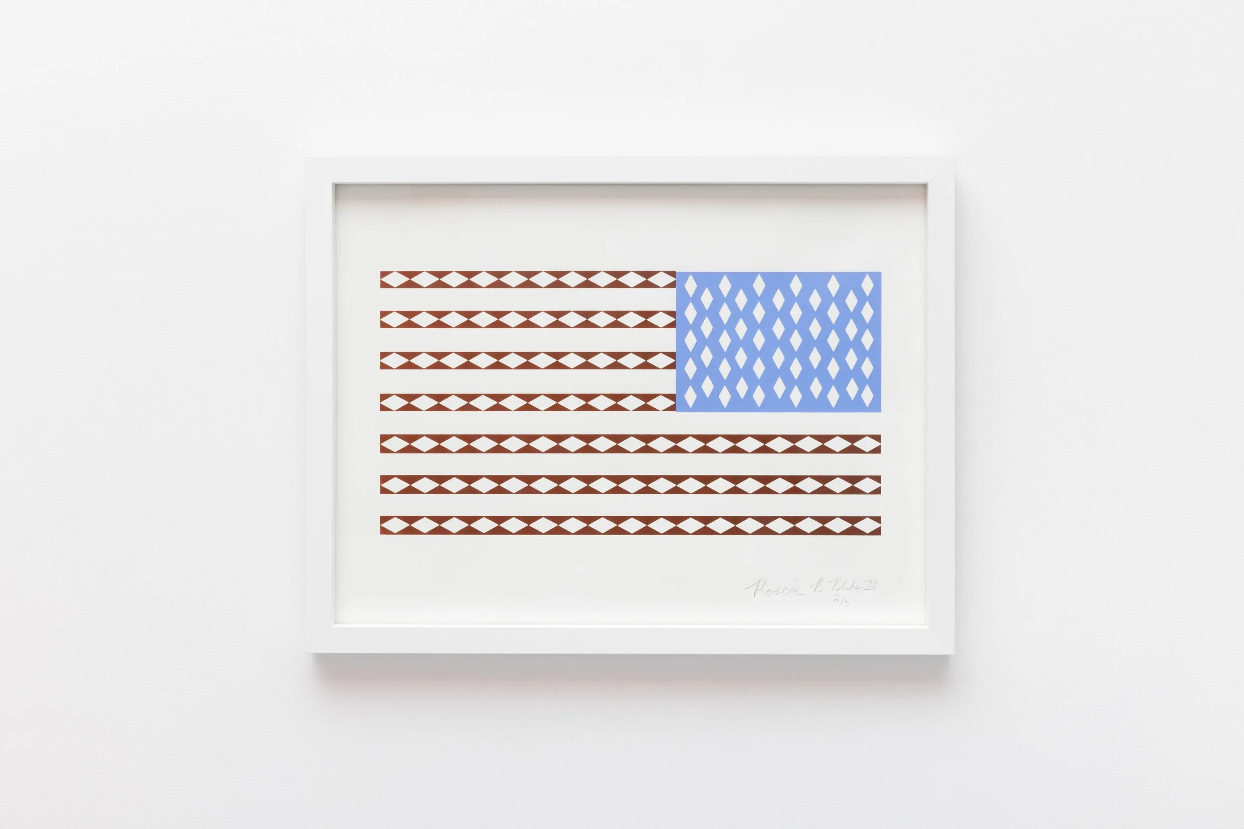  Roscoe B. Thicke III  
 Liberty City  
2024 
Silkscreen on 250 gsm Coventry Rag 
18 x 24 in. 
Signed Edition 
Courtesy of OSMOS, New York
