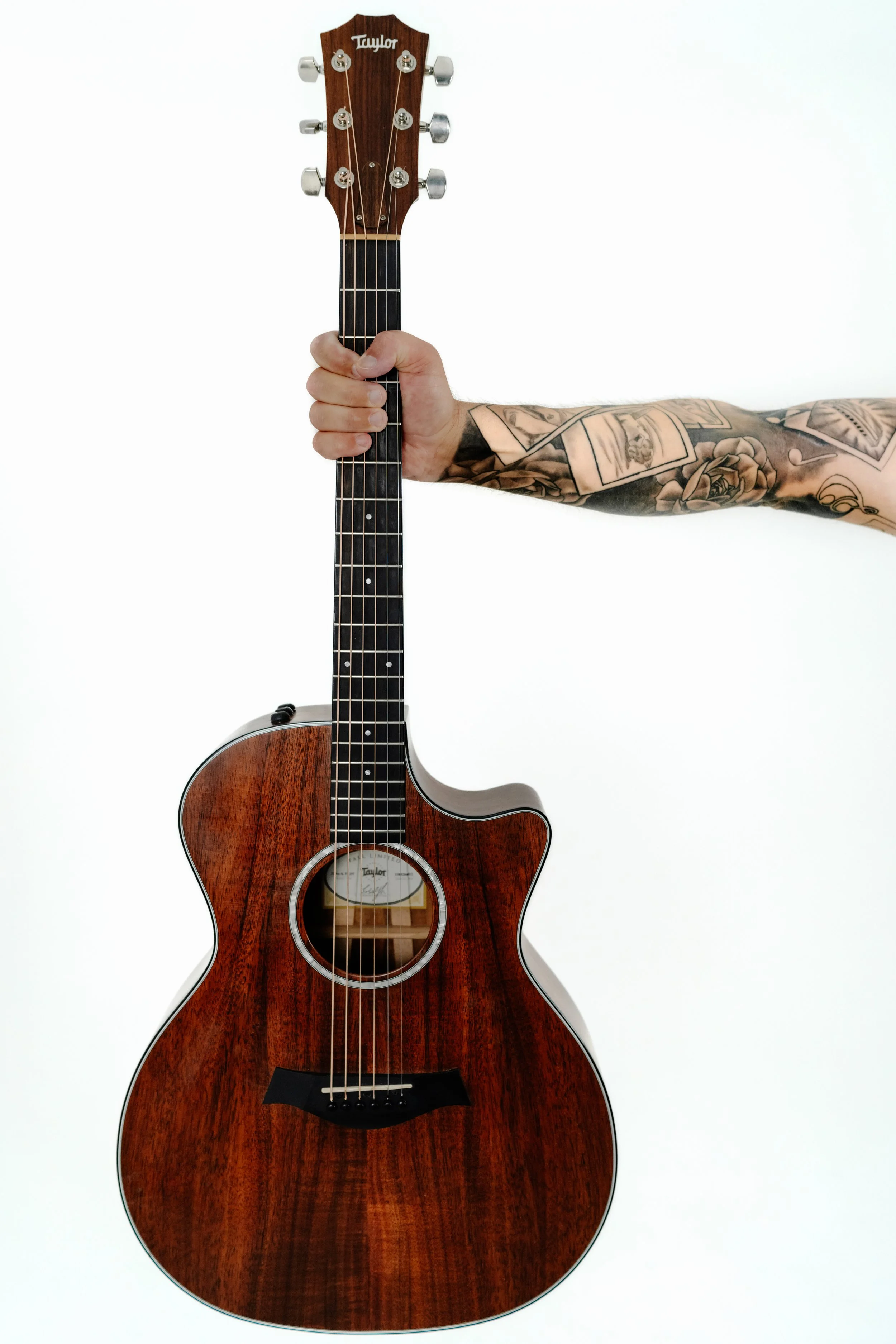 Guitar with Tattooed Arm