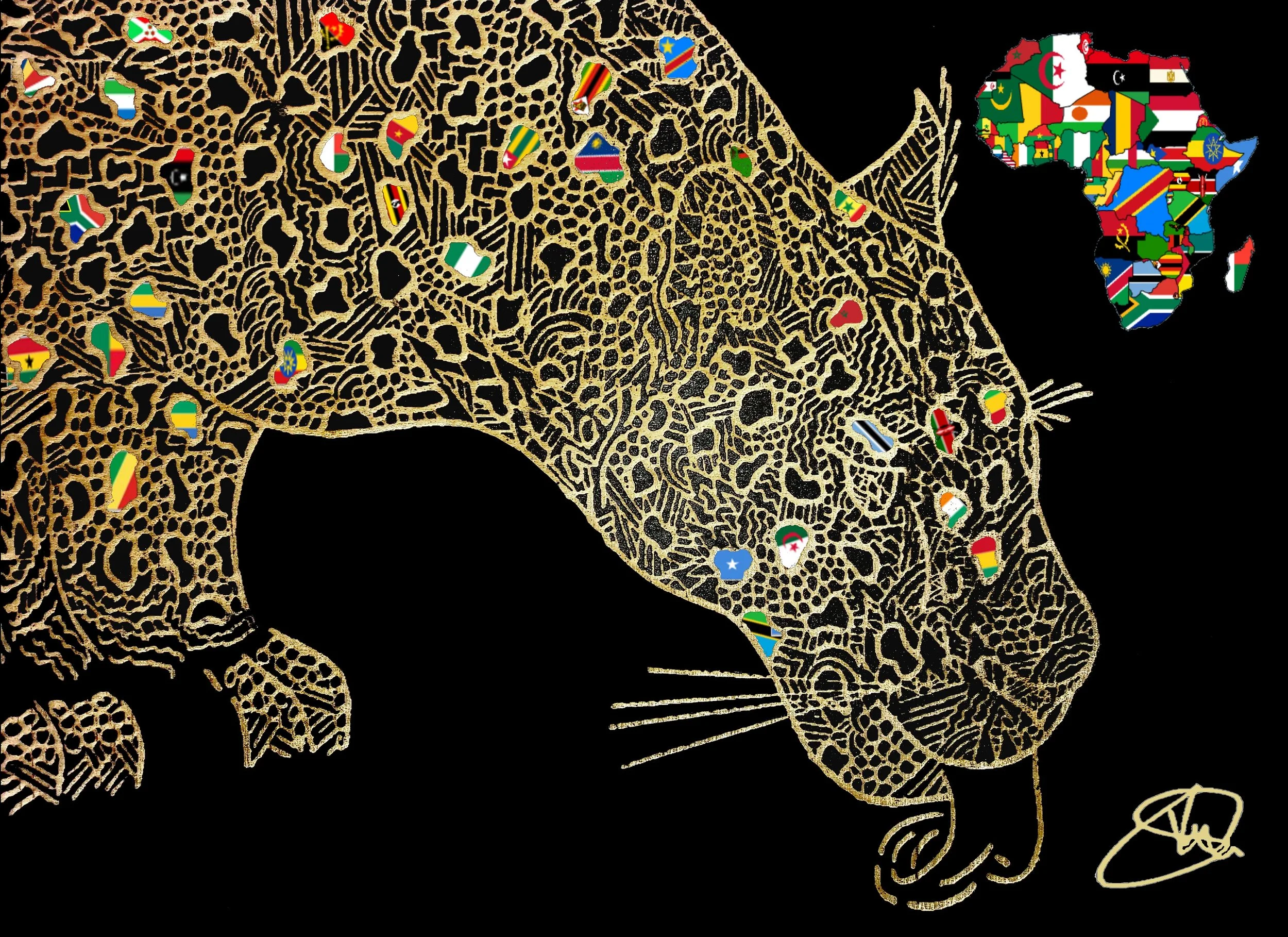 Leopard Of The Land Wallpaper