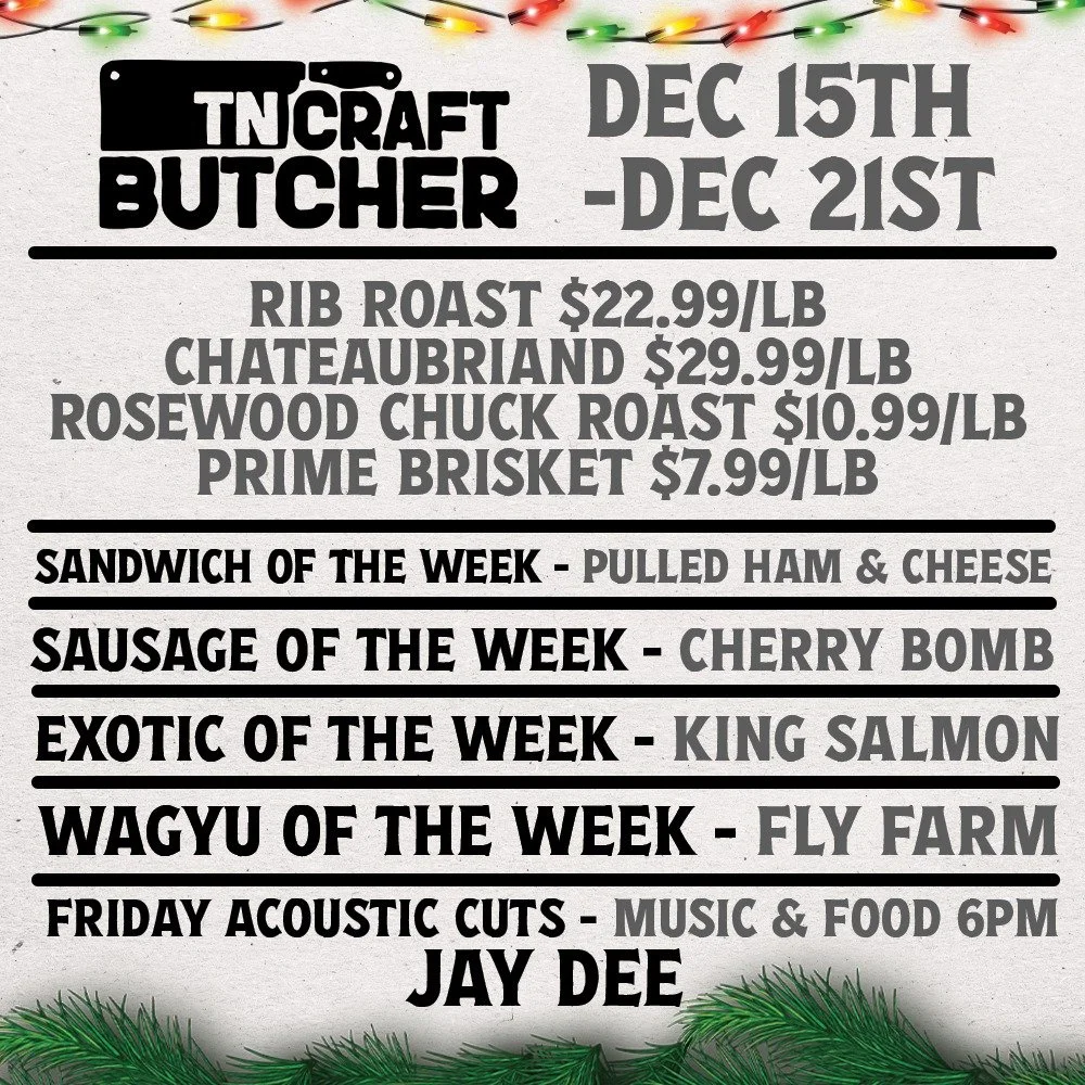 &rsquo;Tis the season! Come get your holiday meals and all your shopping done at TCB. 🎄