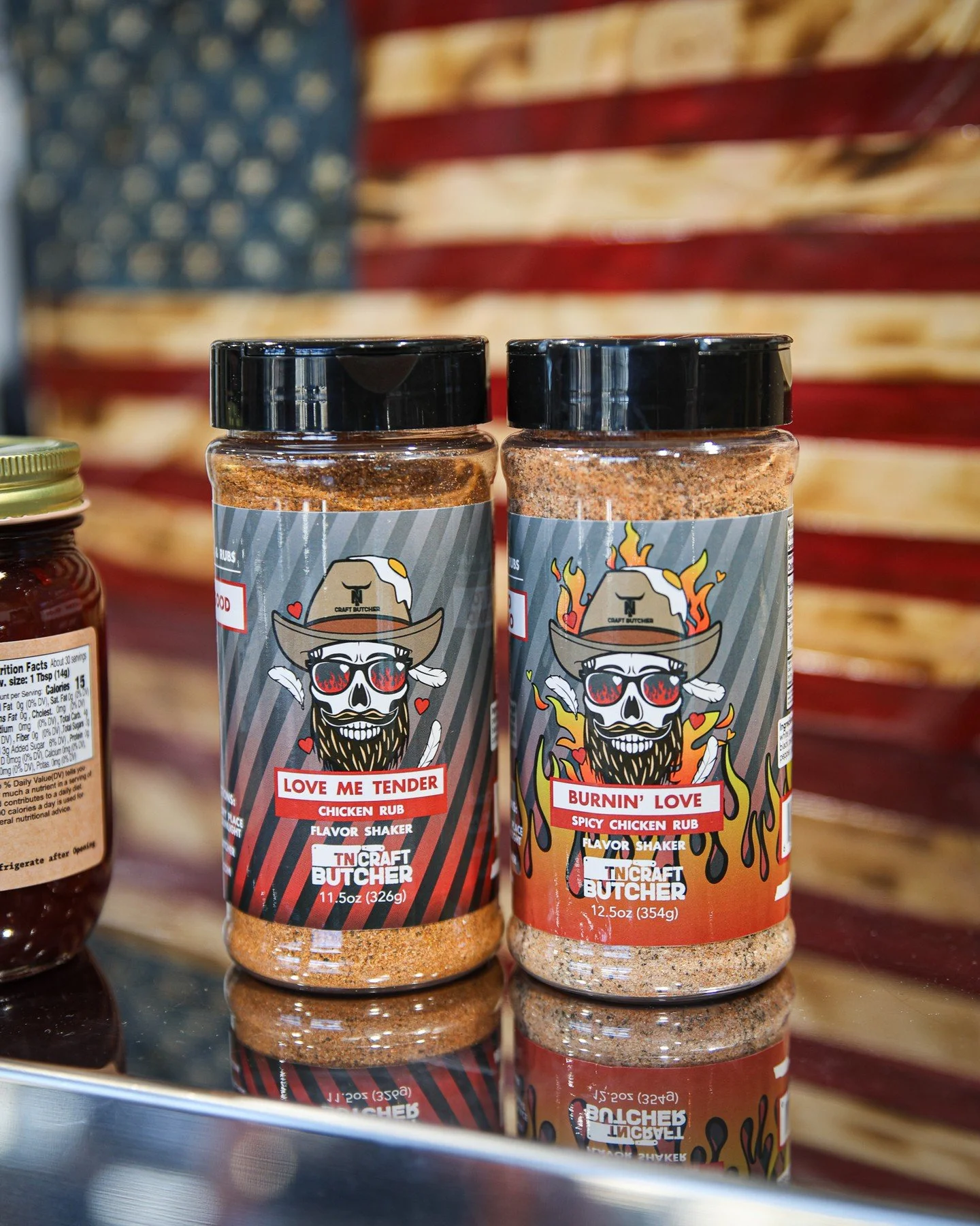 The flowers fade&hellip; the flavor doesn&rsquo;t. Love Me Tender &amp; Burnin&rsquo; Love. Stop by and grab yours today! 🔥❤️