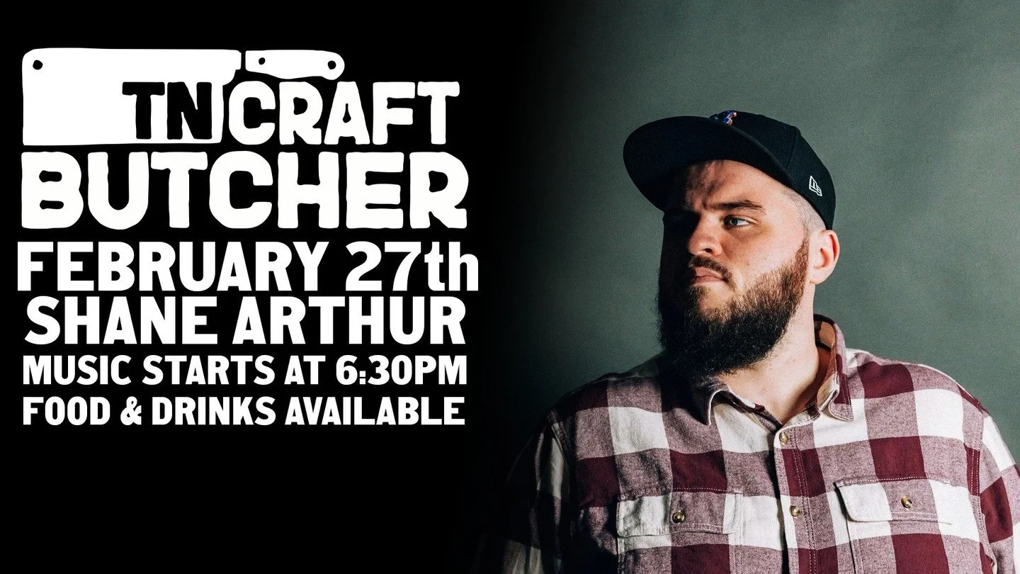 Don't miss Shane Arthur tonight! Come enjoy great food, drinks, and music at TCB!