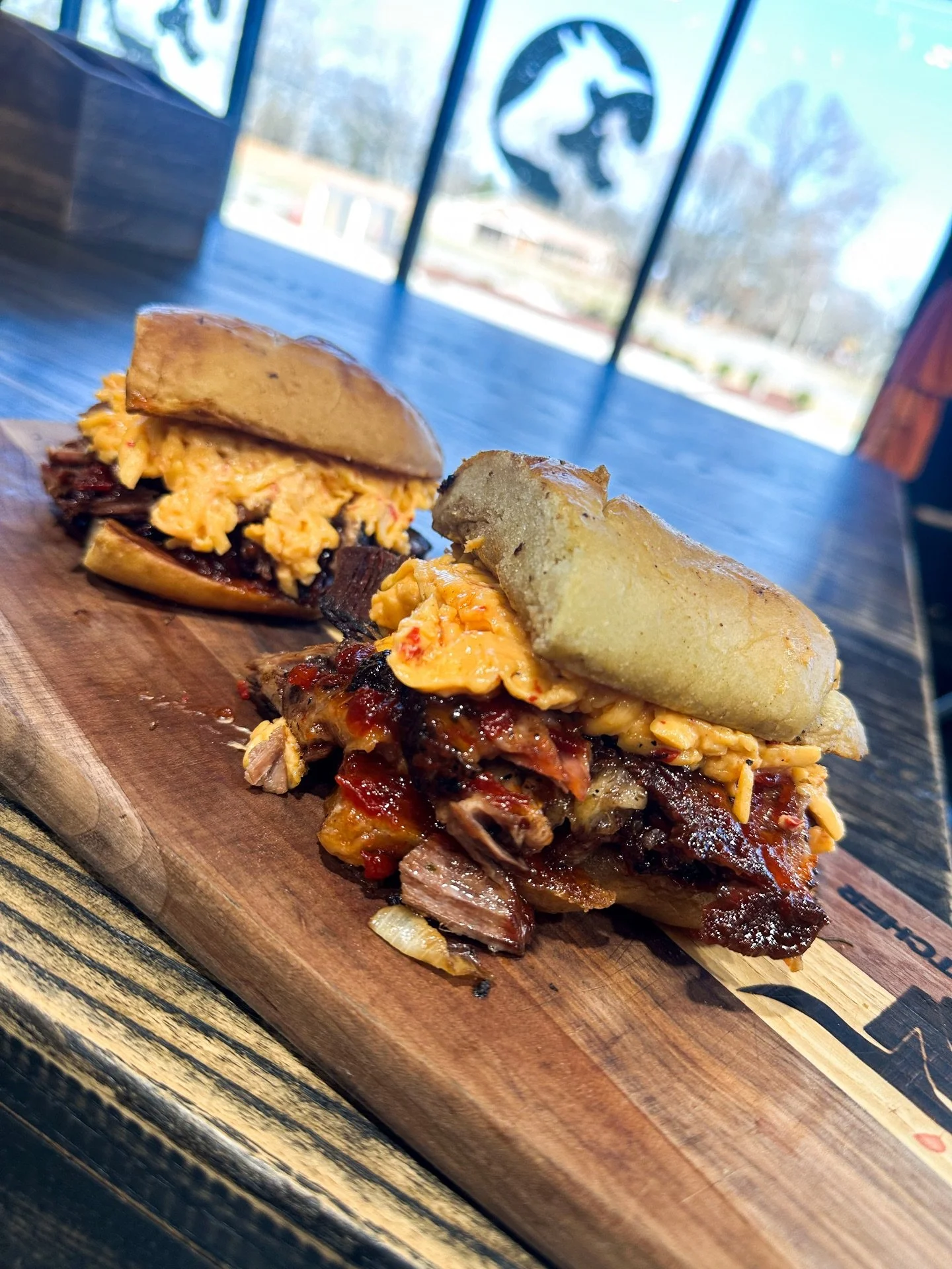 🔥 🔥 🔥 
Sourdough
Brisket
Pimento Chees
TCB Red Pepper Jelly