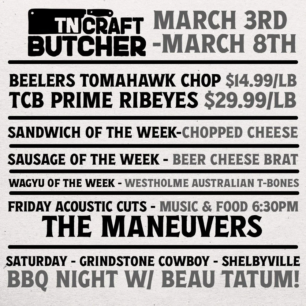 This week's specials!