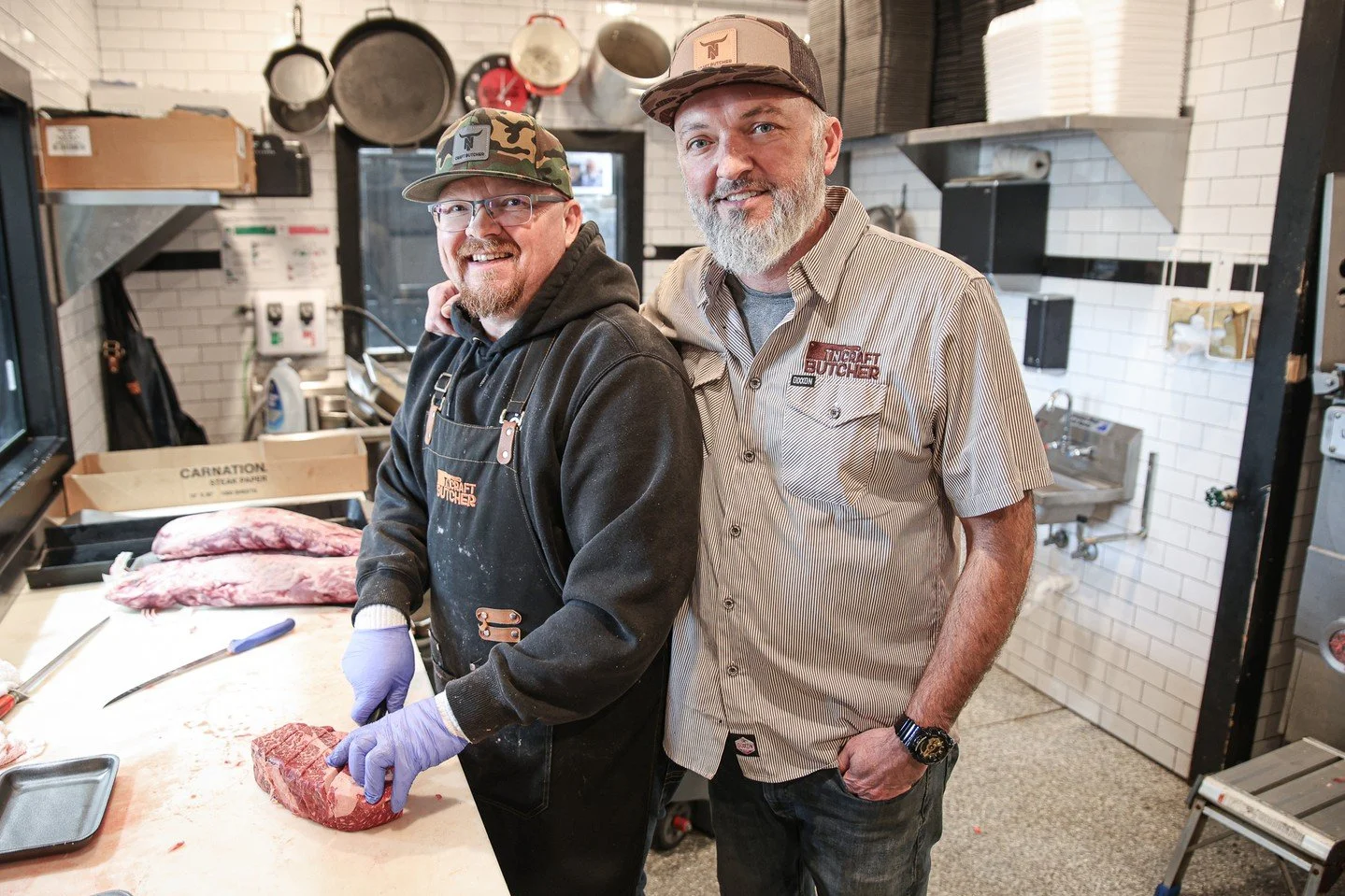 Just a couple of meat bosses!