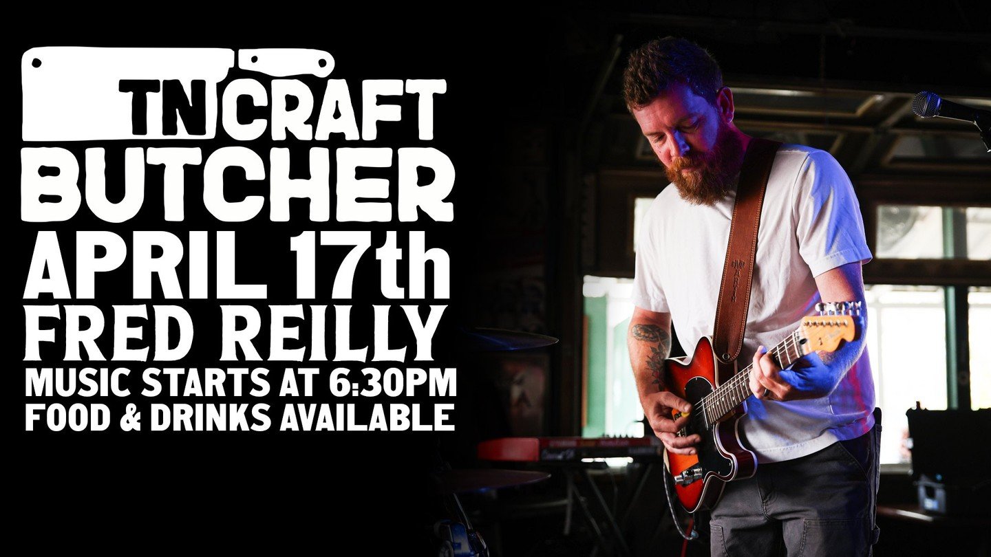 This Friday night! Fred Reilly takes the TCB stage. Come enjoy food, drinks, and live music from one of the best around!