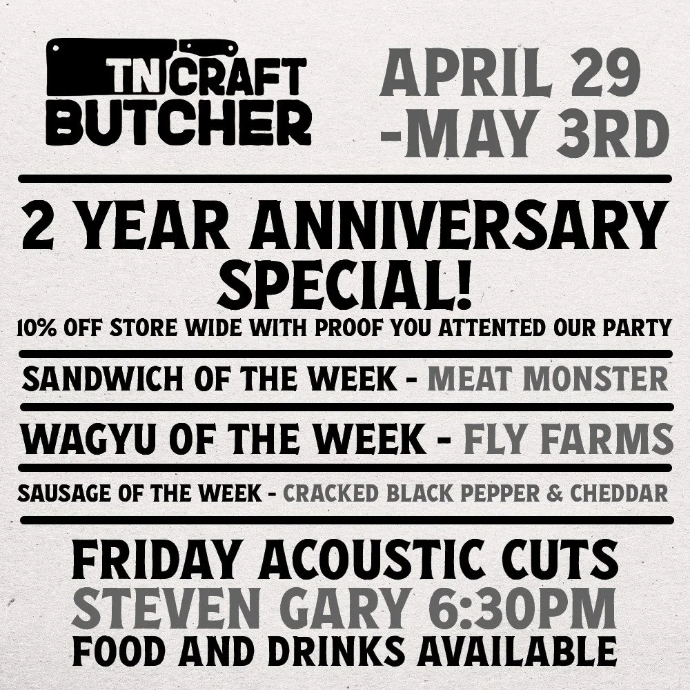 THANKS FOR 2 YEARS! Enjoy 10% off storewide with your anniversary wristband or proof of attendance.