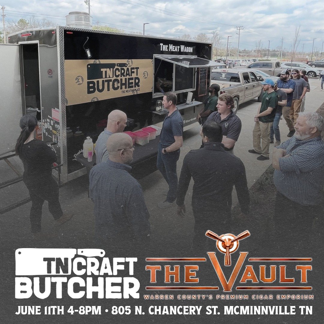 The Meat Wagon is heading to The Vault in McMinnville on June 11 for the Crowned Heads cigar event. Great meats and great cigars. It doesn&rsquo;t get much better than that!
